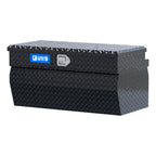 UWS EC20172 36-Inch Gloss Black Heavy-Wall Aluminum Wedge Truck Storage Box, RigidCore Lid