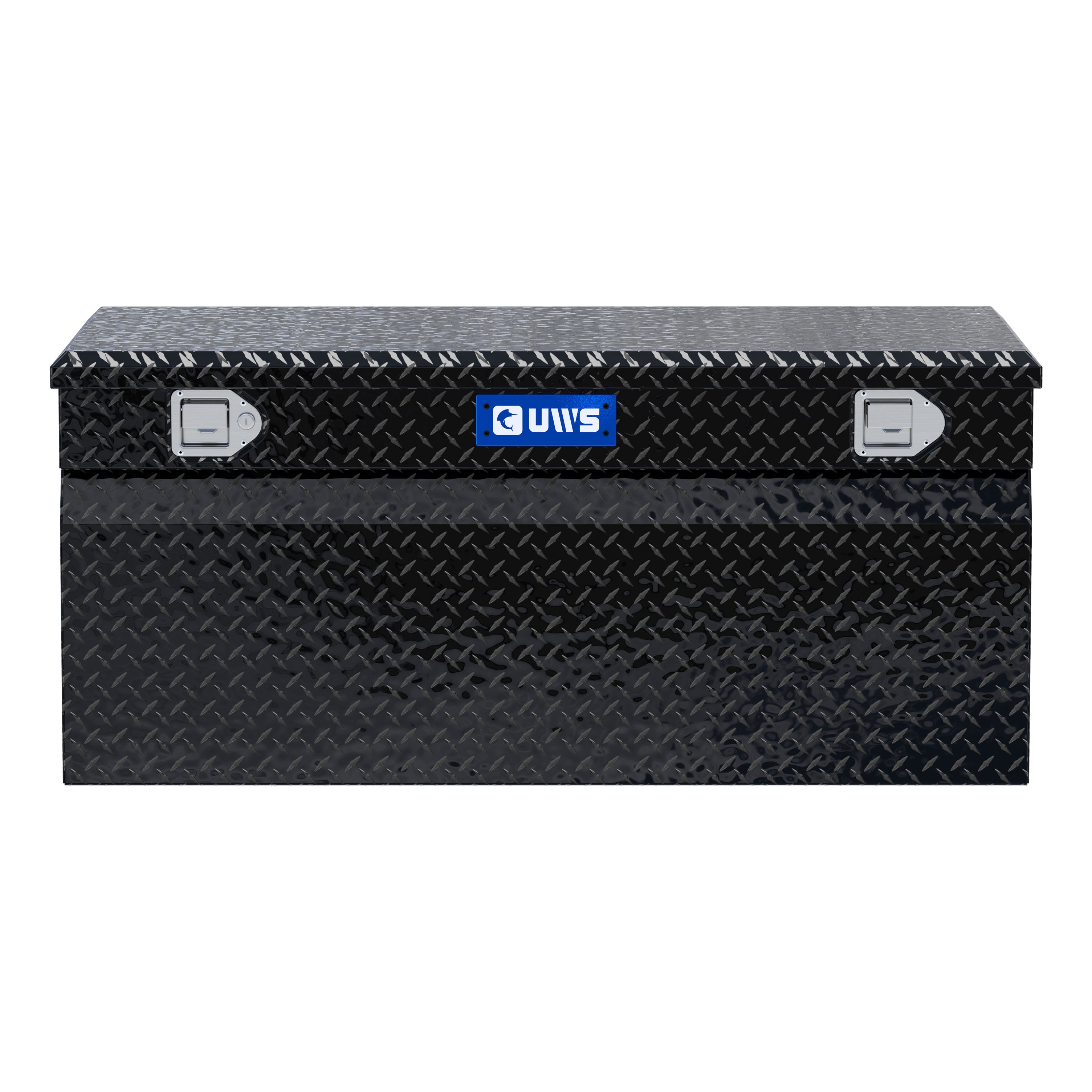 UWS EC20252 48-Inch Gloss Black Heavy-Wall Aluminum Truck Storage Box, RigidCore Lid