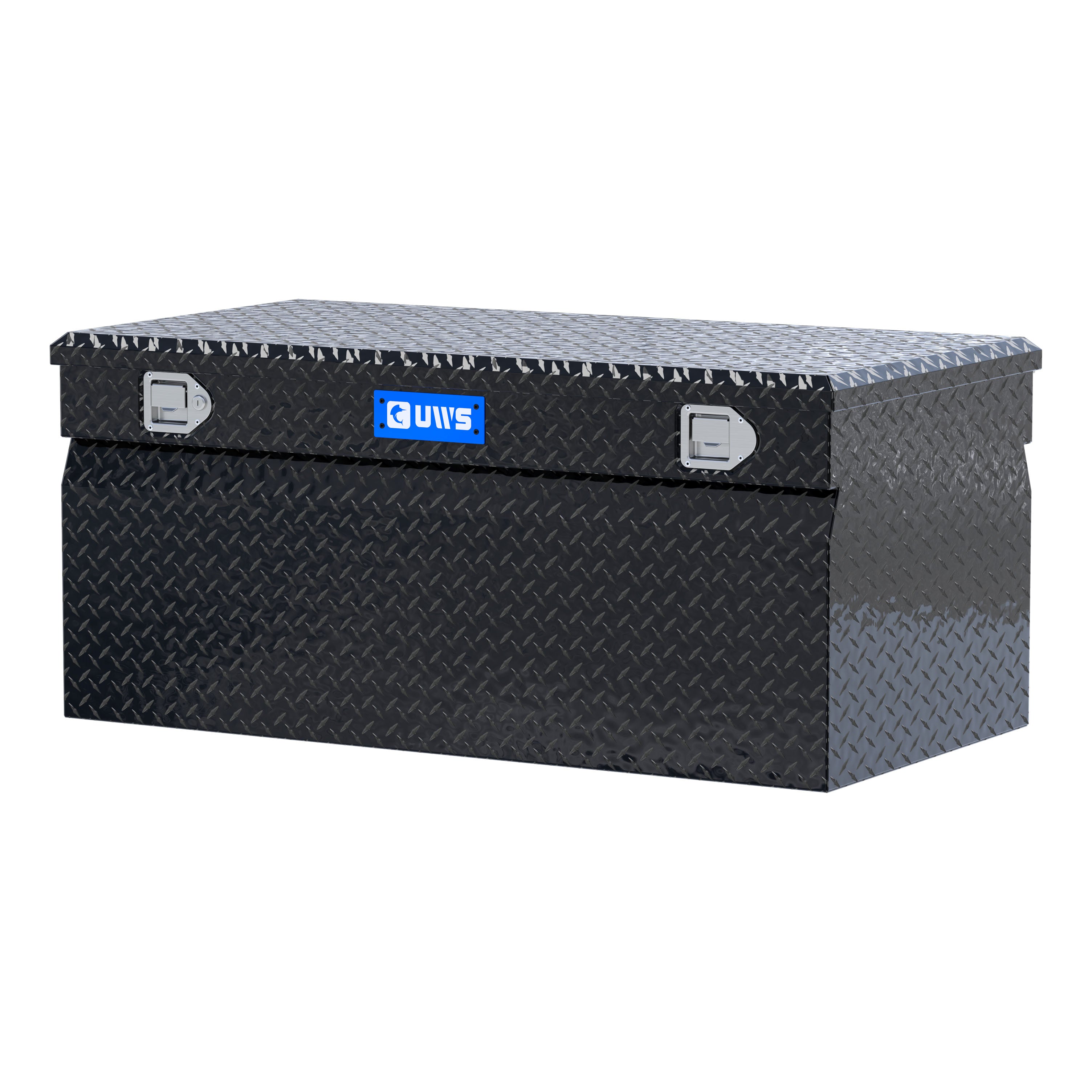 UWS EC20252 48-Inch Gloss Black Heavy-Wall Aluminum Truck Storage Box, RigidCore Lid