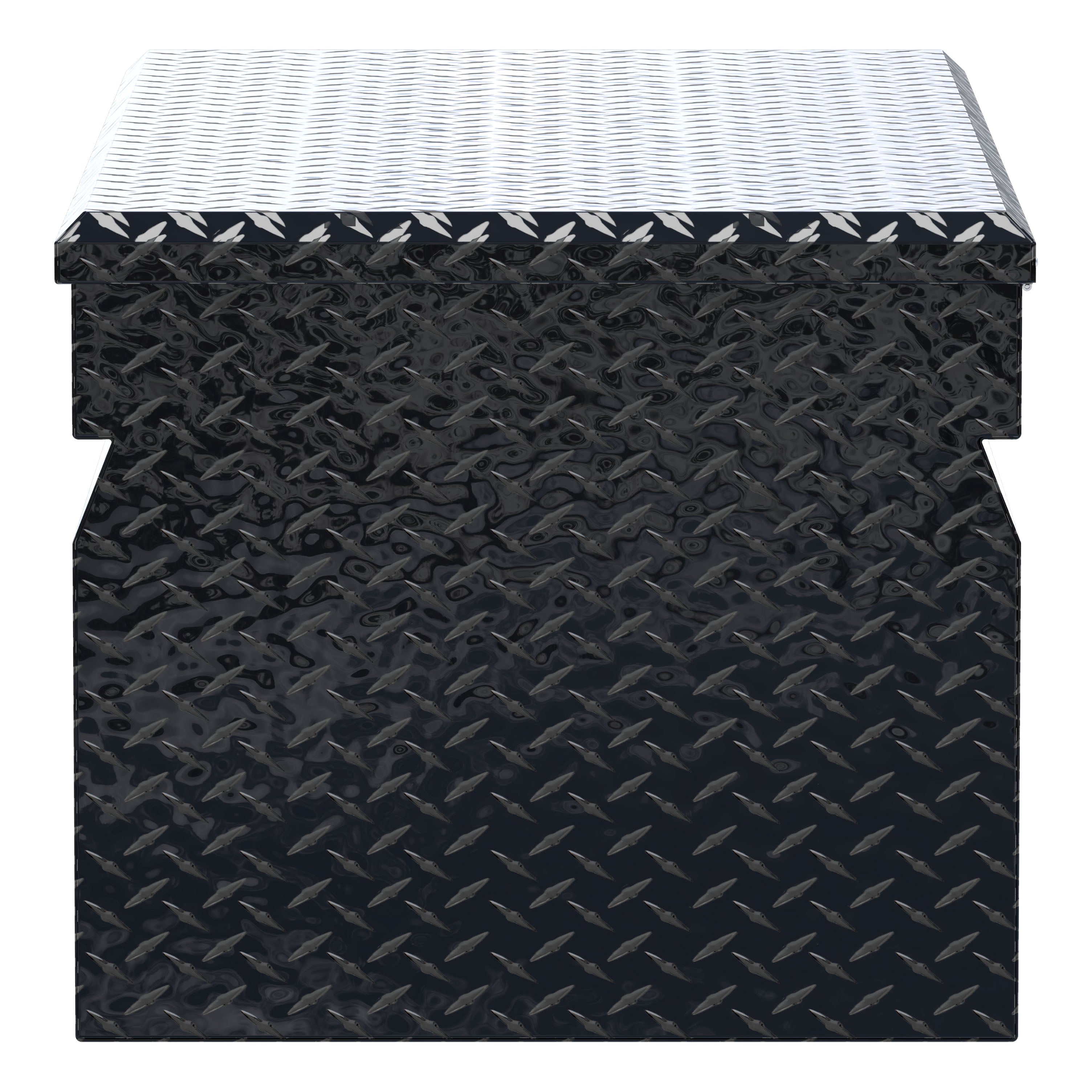 UWS EC20252 48-Inch Gloss Black Heavy-Wall Aluminum Truck Storage Box, RigidCore Lid