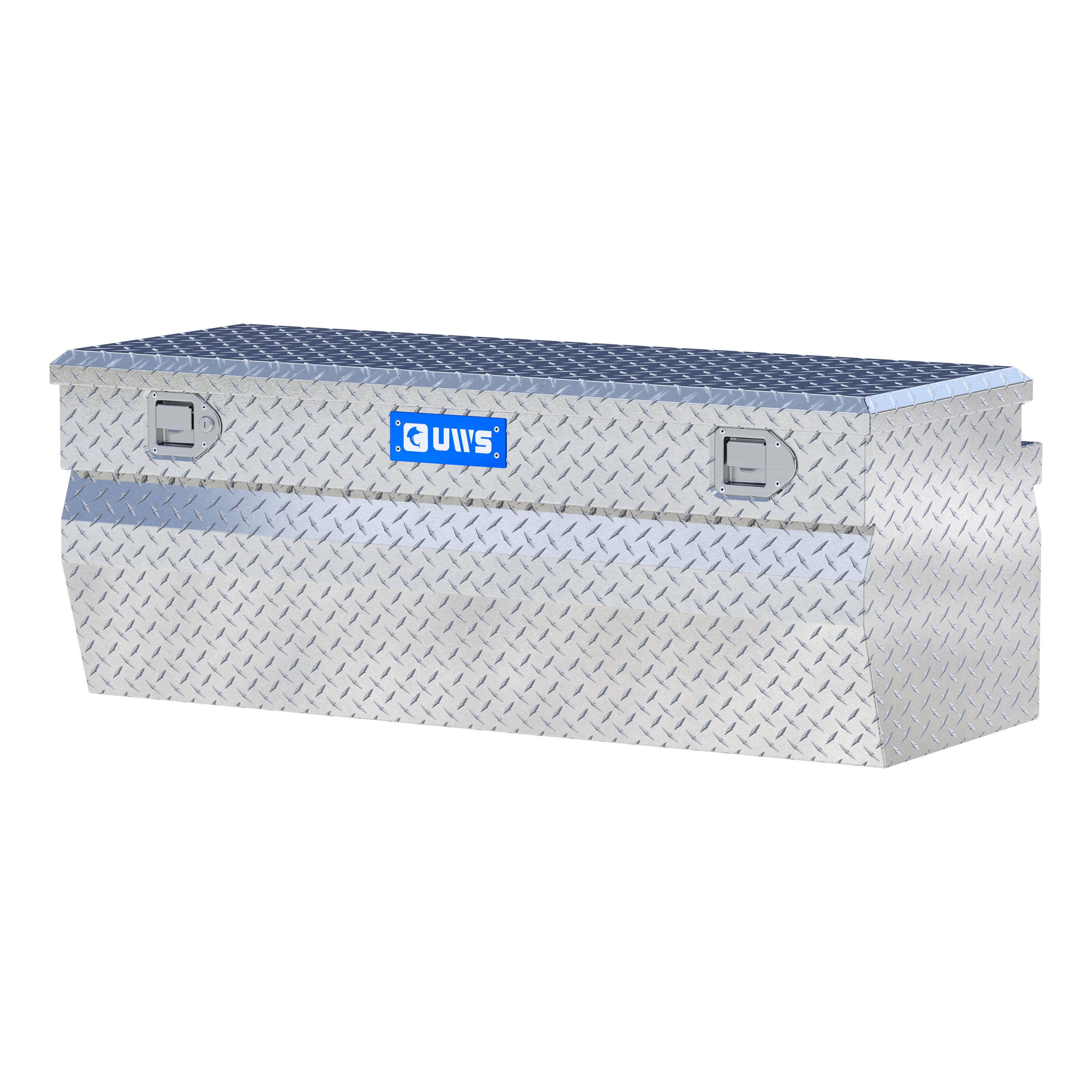 UWS EC20271 48-Inch Heavy-Wall Aluminum Wedge Truck Storage Box, RigidCore Lid