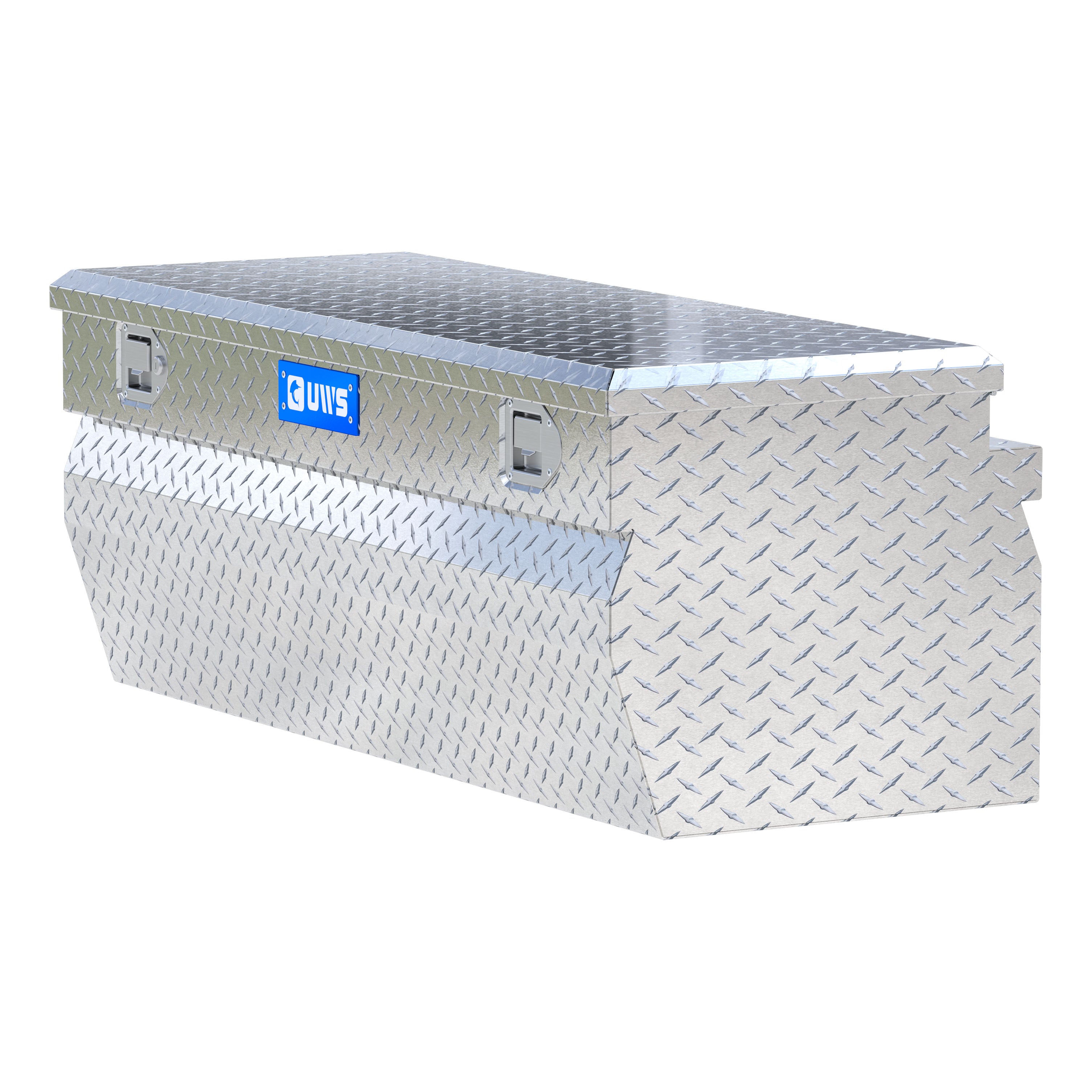 UWS EC20271 48-Inch Heavy-Wall Aluminum Wedge Truck Storage Box, RigidCore Lid