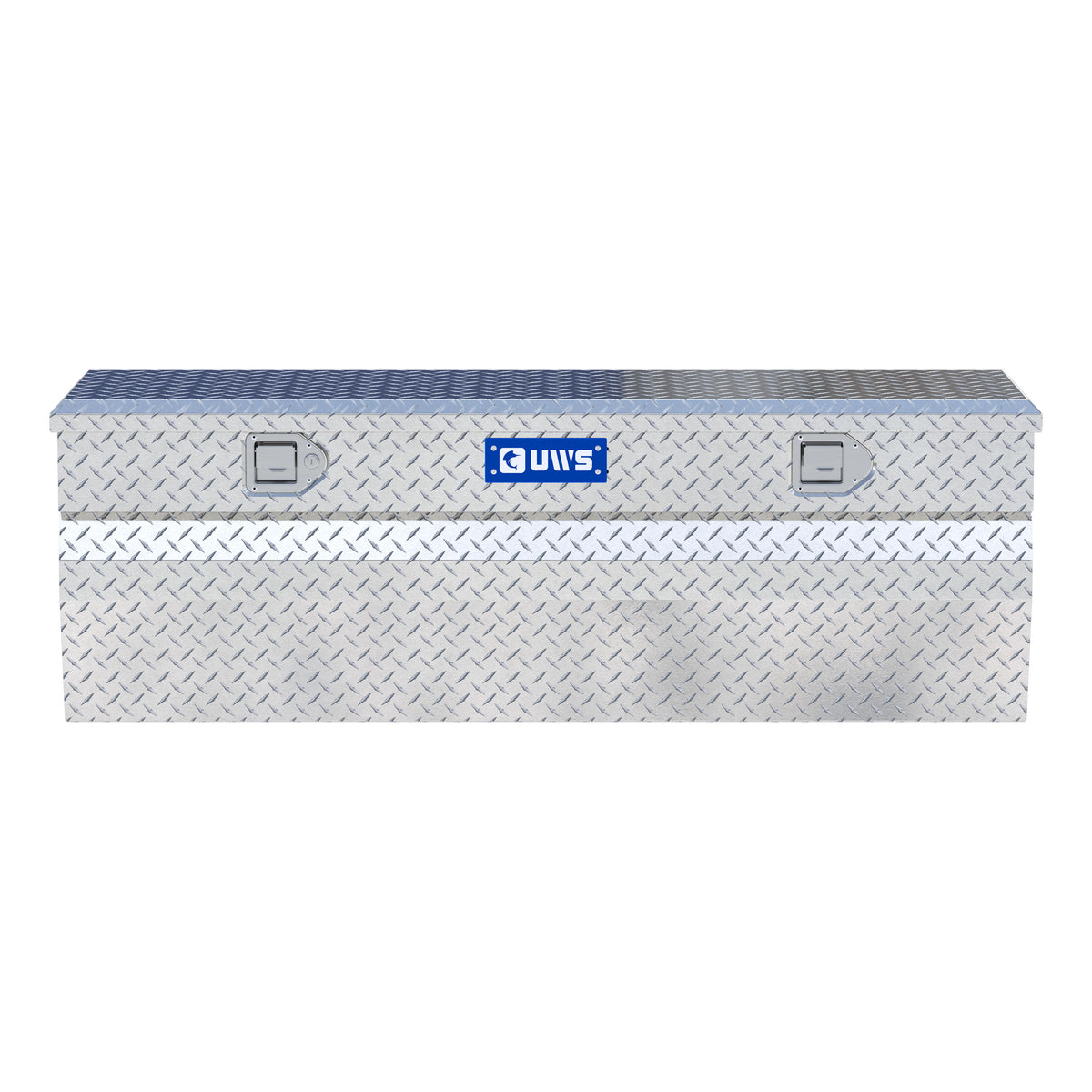 UWS EC20291 55-Inch Heavy-Wall Aluminum Wedge Truck Storage Box, RigidCore Lid