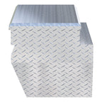 UWS EC20311 55-Inch Heavy-Wall Aluminum Wedge Angled Truck Storage Box, RigidCore Lid