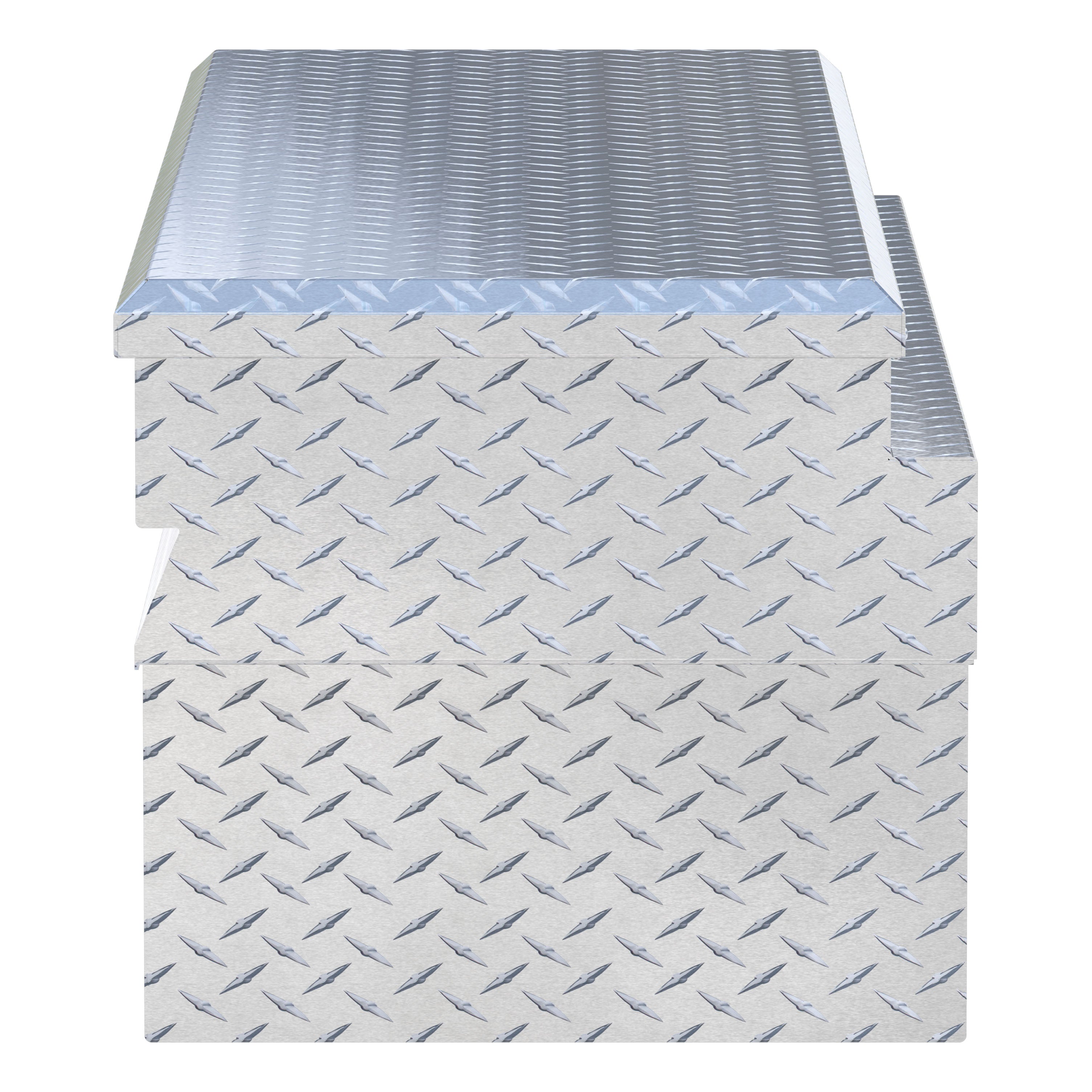 UWS EC20331 60-Inch Heavy-Wall Aluminum Notched Truck Storage Box, RigidCore Lid