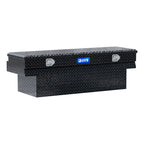 UWS EC20342 60-Inch Gloss Black Heavy-Wall Aluminum Notched Truck Storage Box, RigidCore Lid