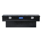 UWS EC20342 60-Inch Gloss Black Heavy-Wall Aluminum Notched Truck Storage Box, RigidCore Lid