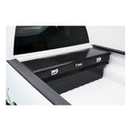 UWS EC20342 60-Inch Gloss Black Heavy-Wall Aluminum Notched Truck Storage Box, RigidCore Lid