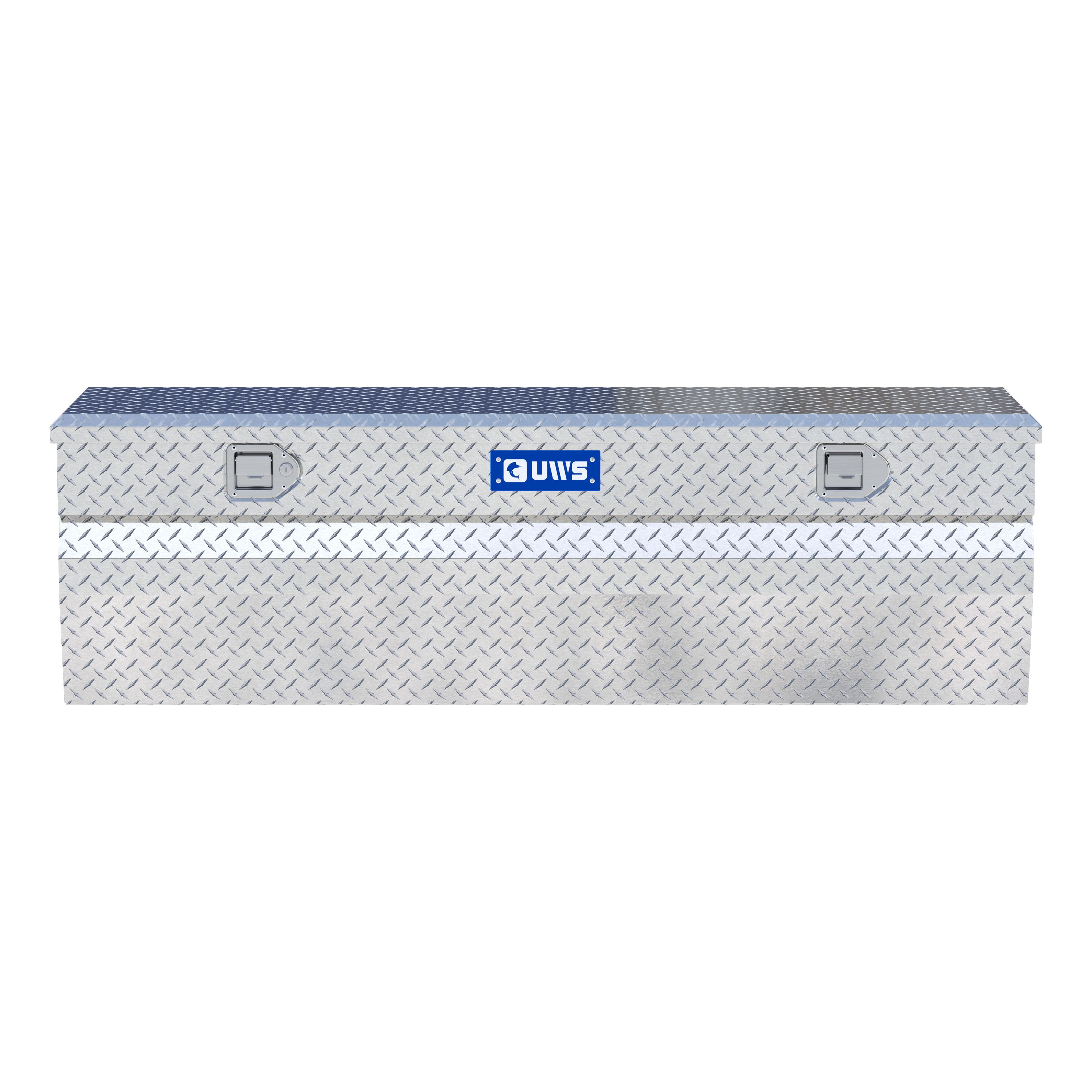 UWS EC20351 60-Inch Heavy-Wall Aluminum Wedge Truck Storage Box, RigidCore Lid