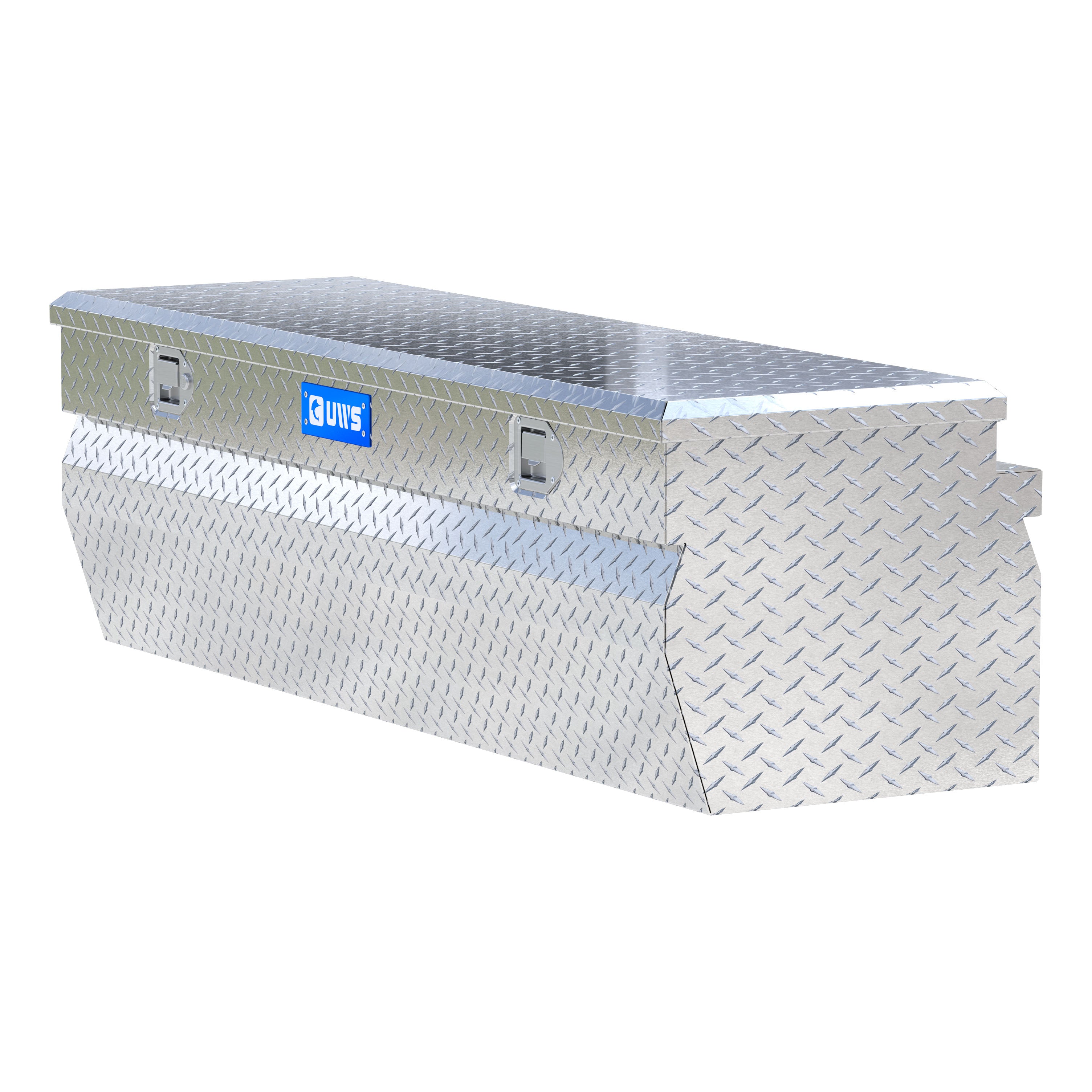 UWS EC20351 60-Inch Heavy-Wall Aluminum Wedge Truck Storage Box, RigidCore Lid