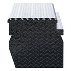 UWS EC20362 60-Inch Gloss Black Heavy-Wall Aluminum Wedge Truck Storage Box, RigidCore Lid