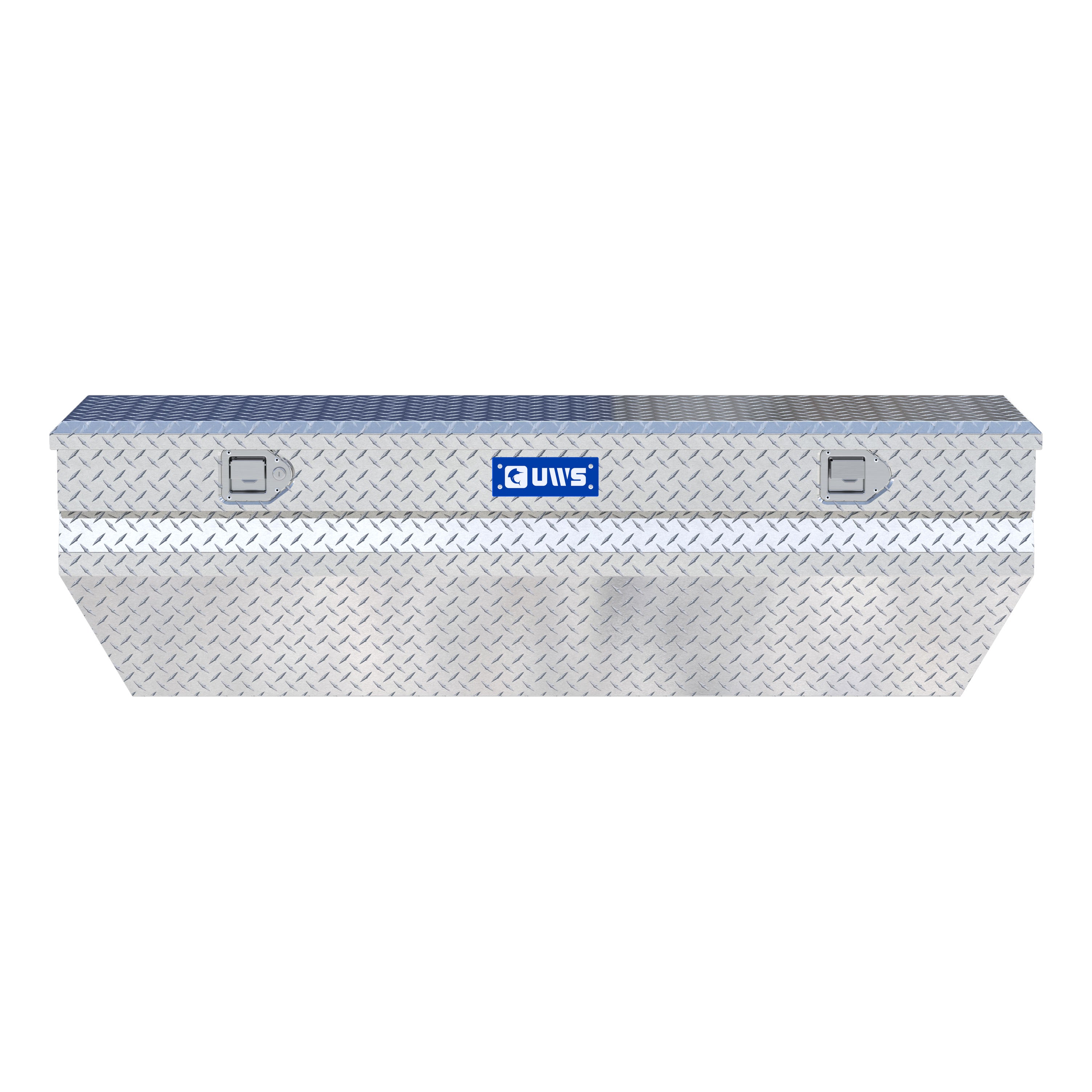 UWS EC20371 62-Inch Heavy-Wall Aluminum Wedge Angled Truck Storage Box, RigidCore Lid