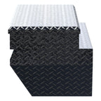 UWS EC20382 62-Inch Gloss Black Heavy-Wall Aluminum Wedge Angled Truck Storage Box, RigidCore Lid