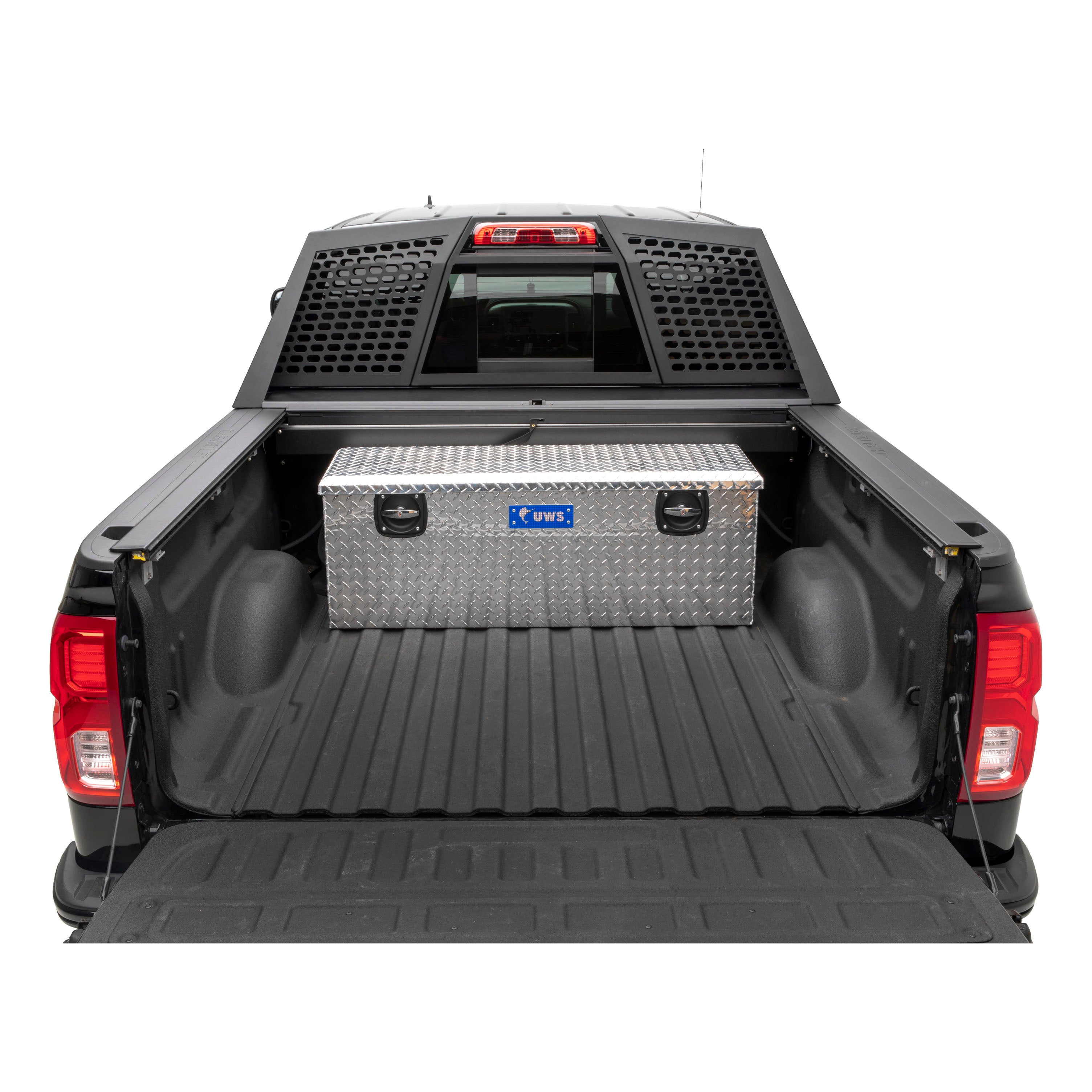 UWS EC20501 Secure Lock 48-Inch Heavy-Wall Aluminum Under Tonneau Cover Tool Box, RigidCore Lid
