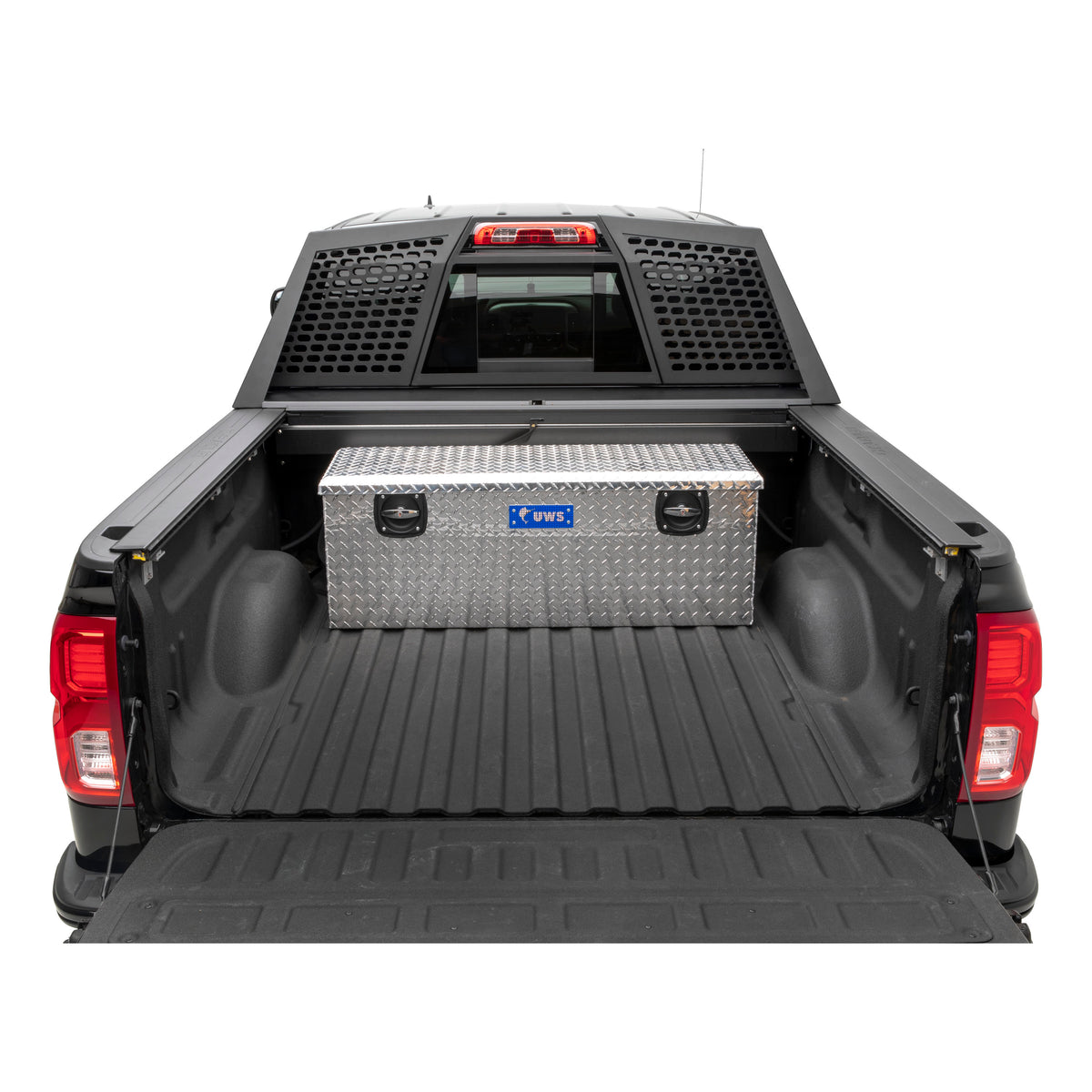 UWS EC20501 Secure Lock 48-Inch Heavy-Wall Aluminum Under Tonneau Cover Tool Box, RigidCore Lid