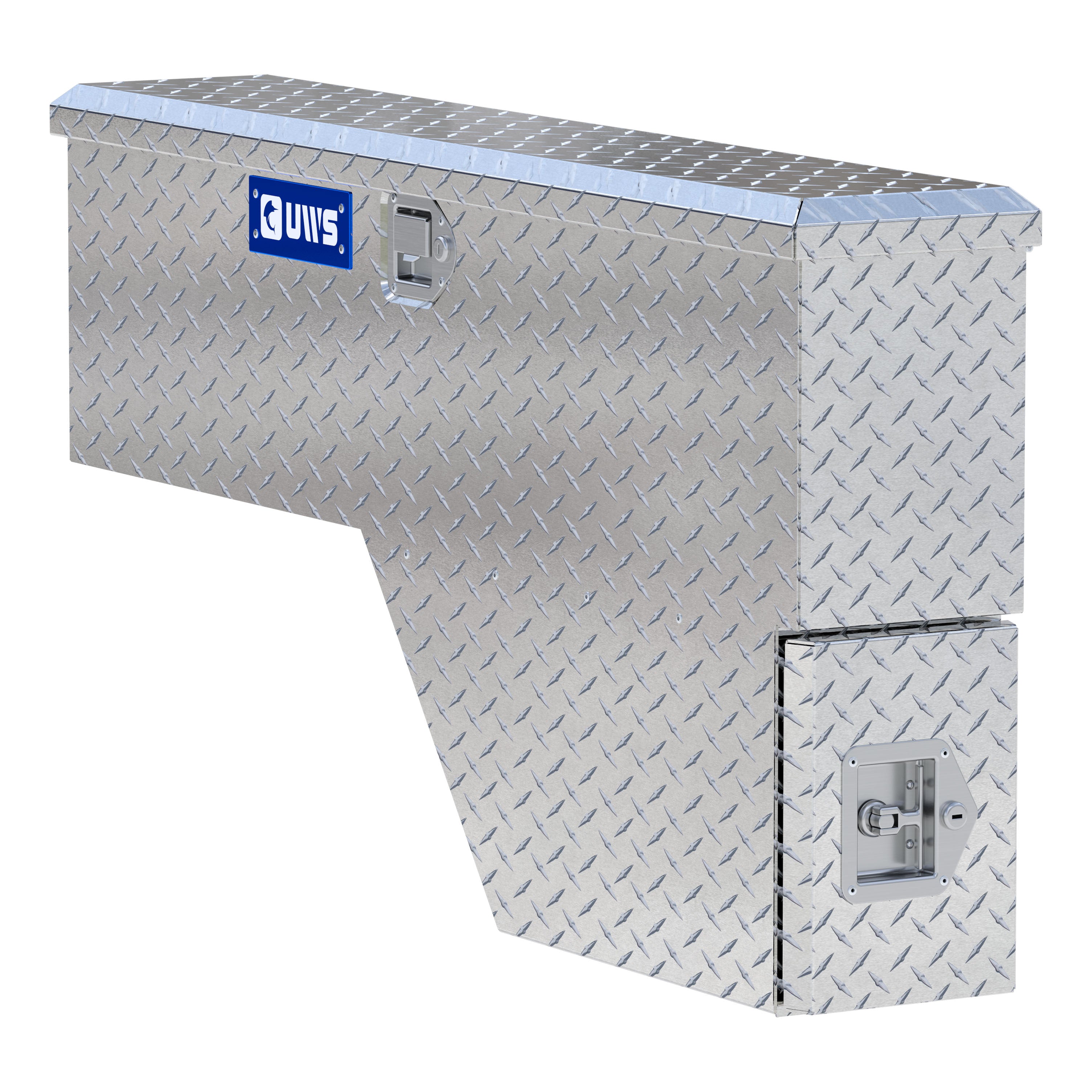 UWS EC30001 48-Inch Driver-Side Heavy-Wall Aluminum Truck Fender Wheel Well Tool Box, RigidCore Lid