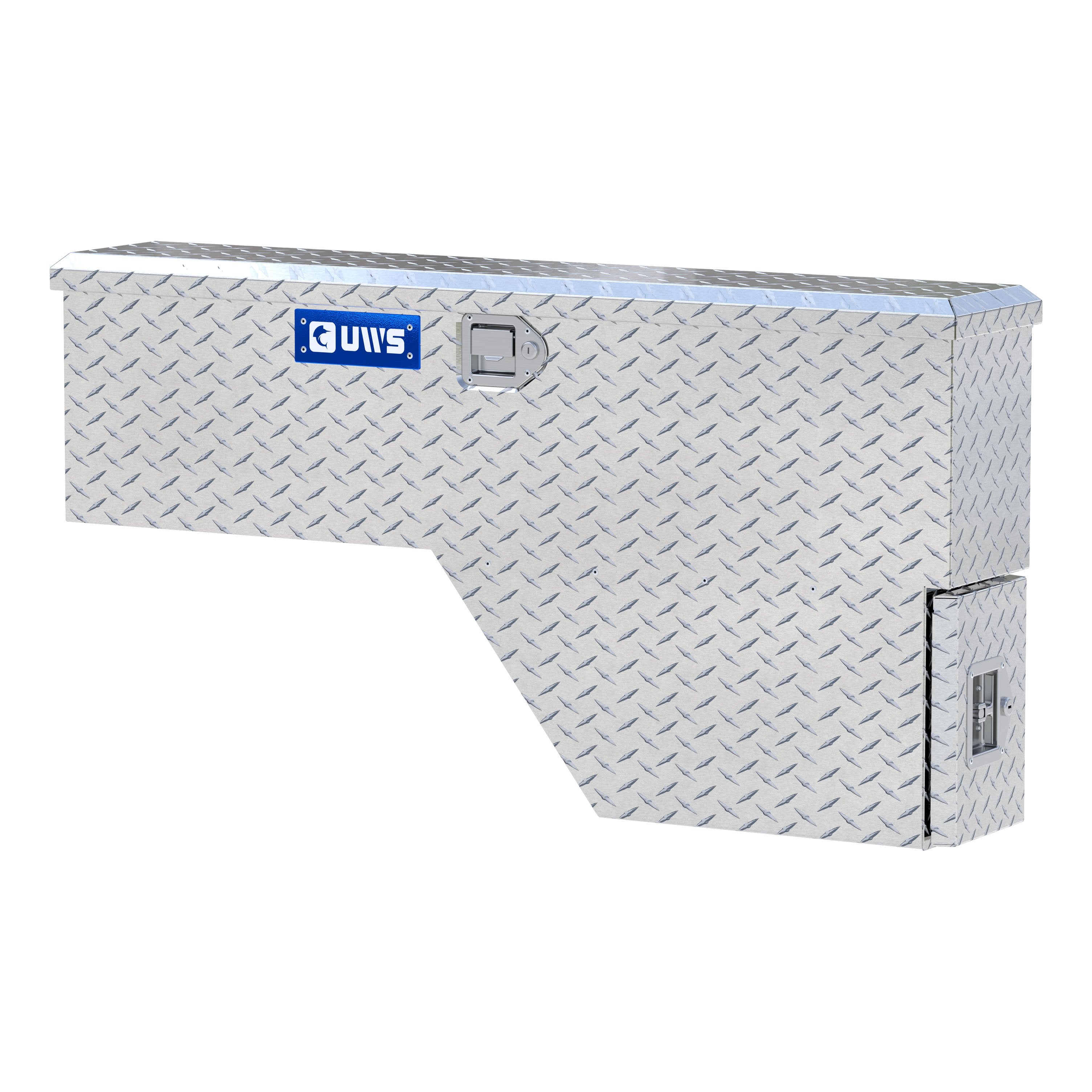 UWS EC30001 48-Inch Driver-Side Heavy-Wall Aluminum Truck Fender Wheel Well Tool Box, RigidCore Lid