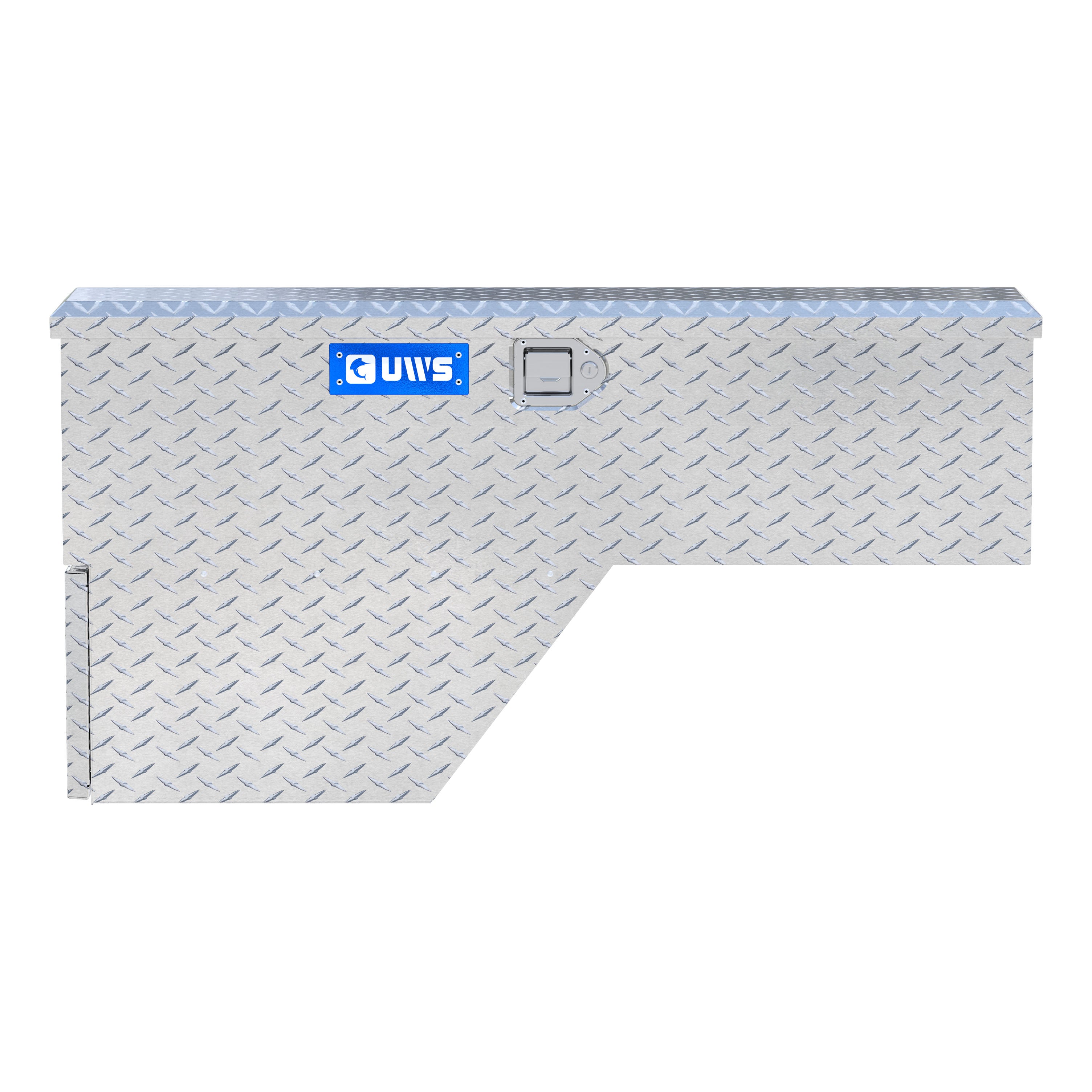 UWS EC30021 48-Inch Passenger-Side Heavy-Wall Aluminum Truck Fender Wheel Well Tool Box, RigidCore Lid