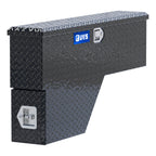 UWS EC30032 48-Inch Passenger-Side Gloss Black Heavy-Wall Aluminum Truck Fender Wheel Well Tool Box, RigidCore Lid