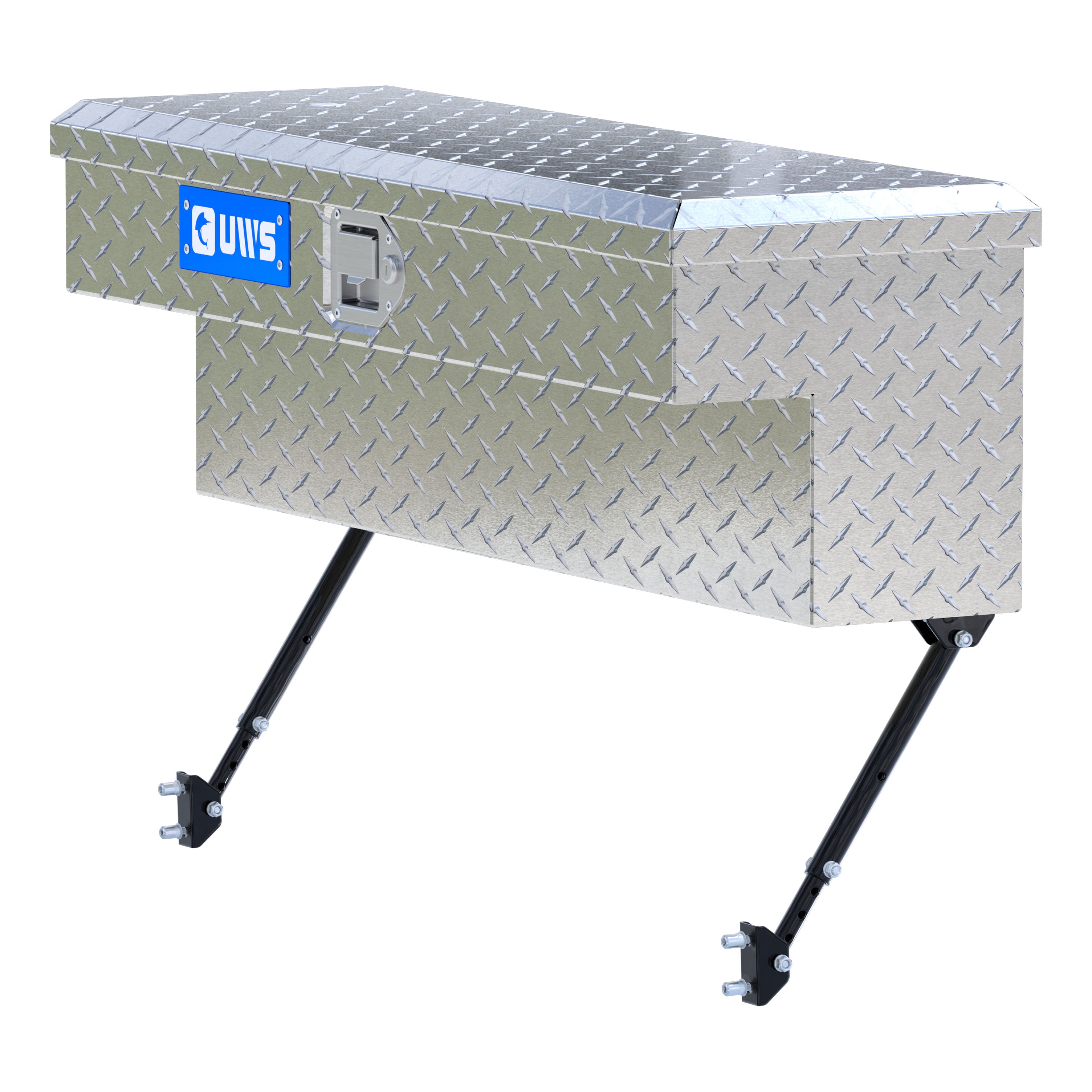 UWS EC30071-MK2 36-Inch Heavy-Wall Aluminum Truck Side Tool Box, RigidCore Lid, Space-Saving Legs