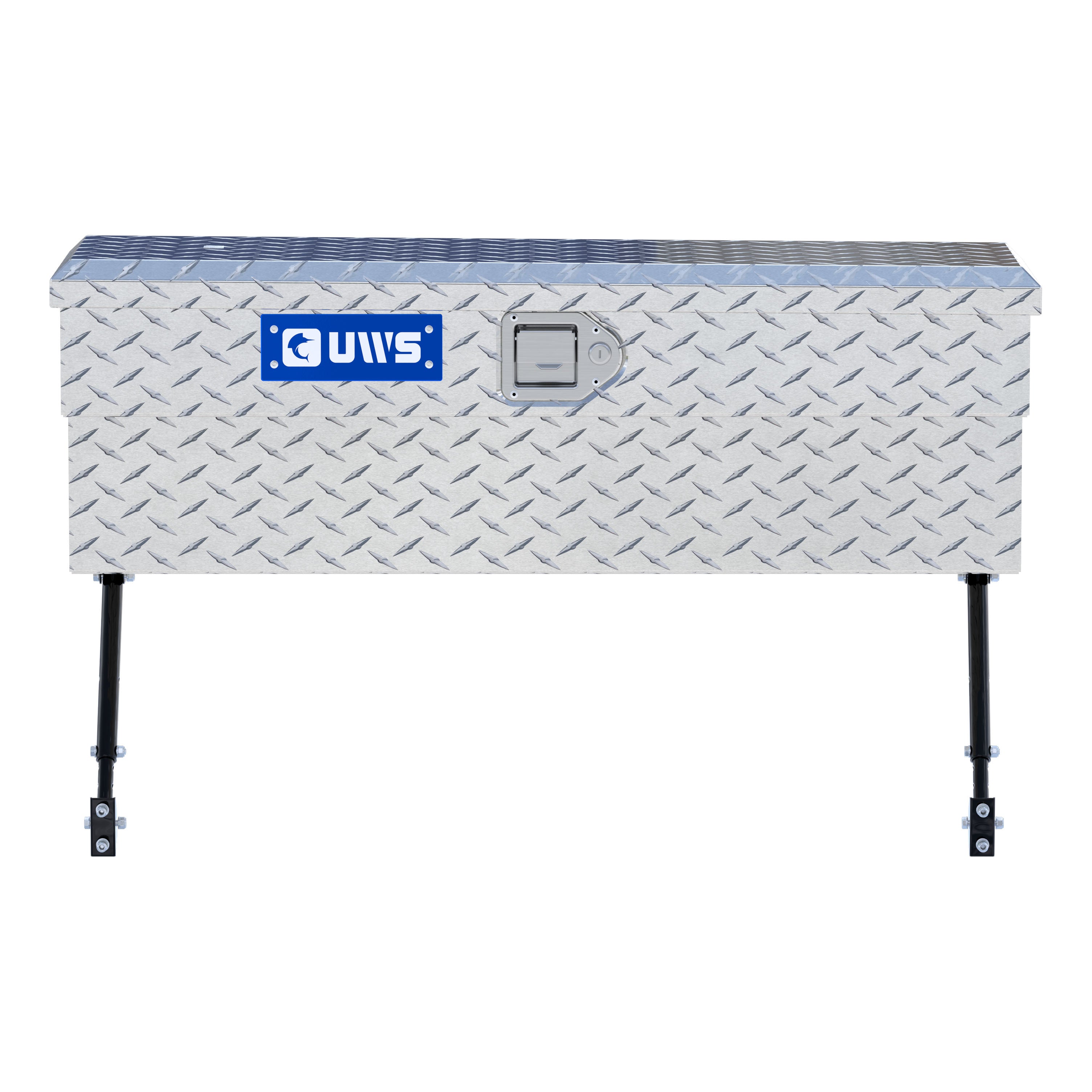 UWS EC30071-MK2 36-Inch Heavy-Wall Aluminum Truck Side Tool Box, RigidCore Lid, Space-Saving Legs