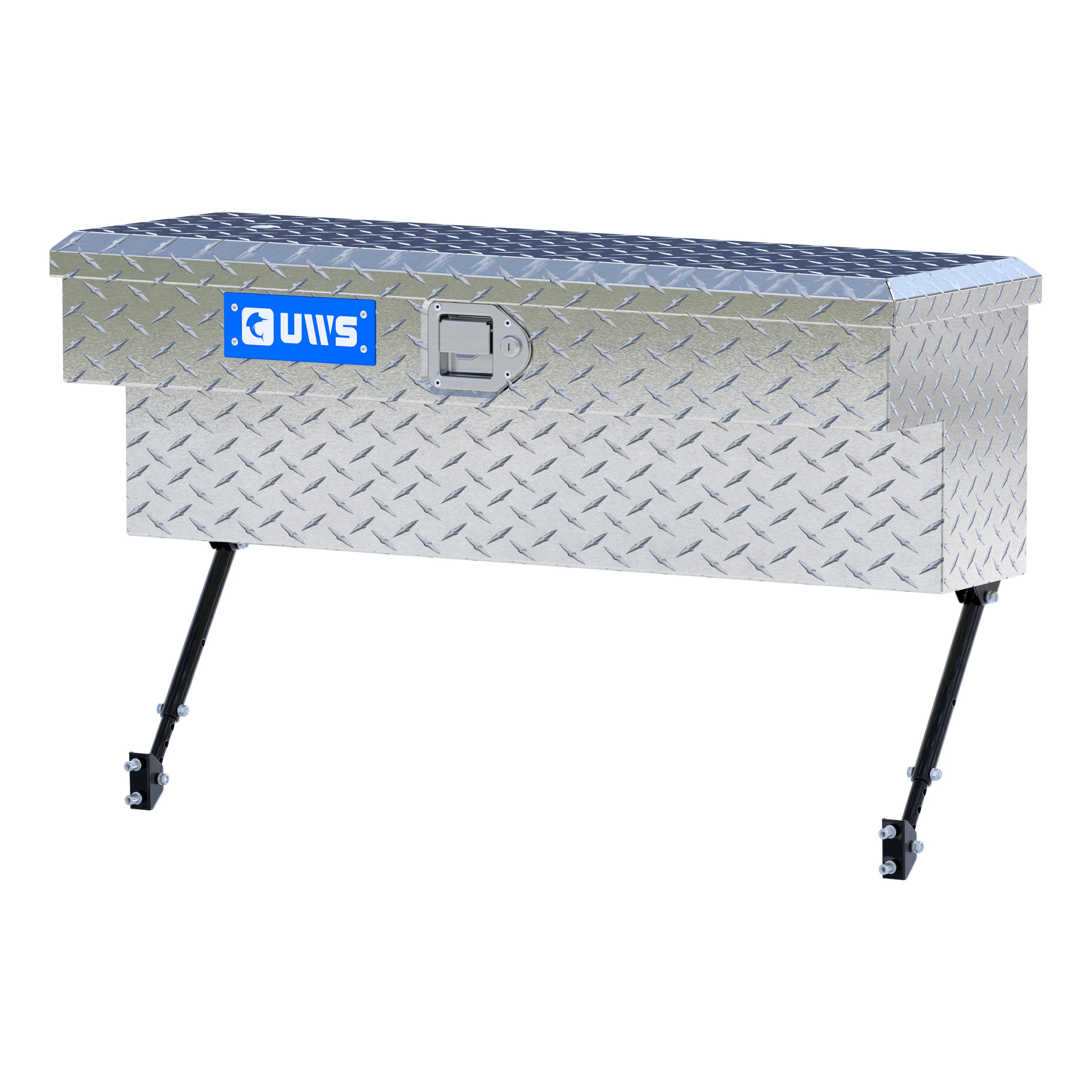 UWS EC30071-MK2 36-Inch Heavy-Wall Aluminum Truck Side Tool Box, RigidCore Lid, Space-Saving Legs