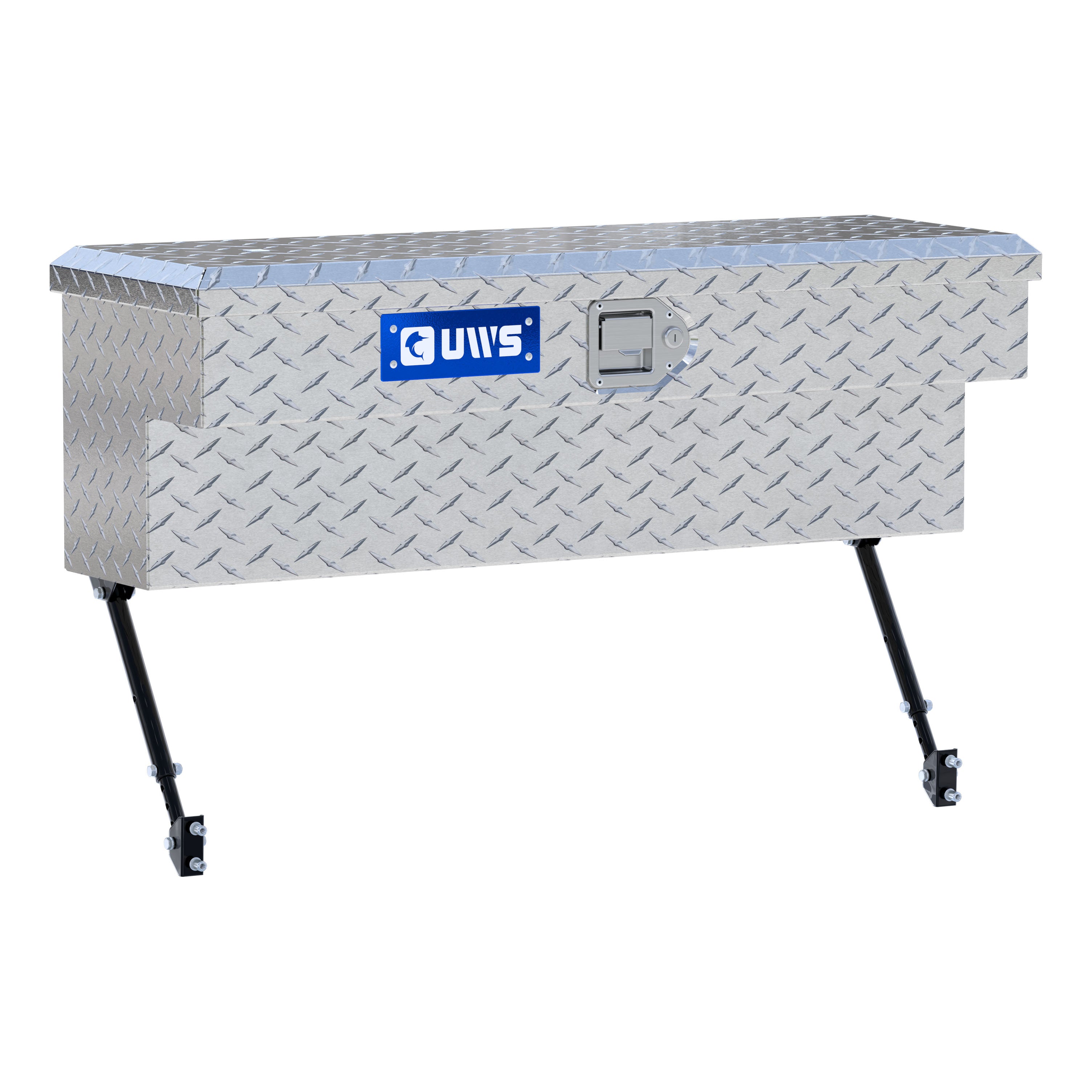 UWS EC30071-MK2 36-Inch Heavy-Wall Aluminum Truck Side Tool Box, RigidCore Lid, Space-Saving Legs