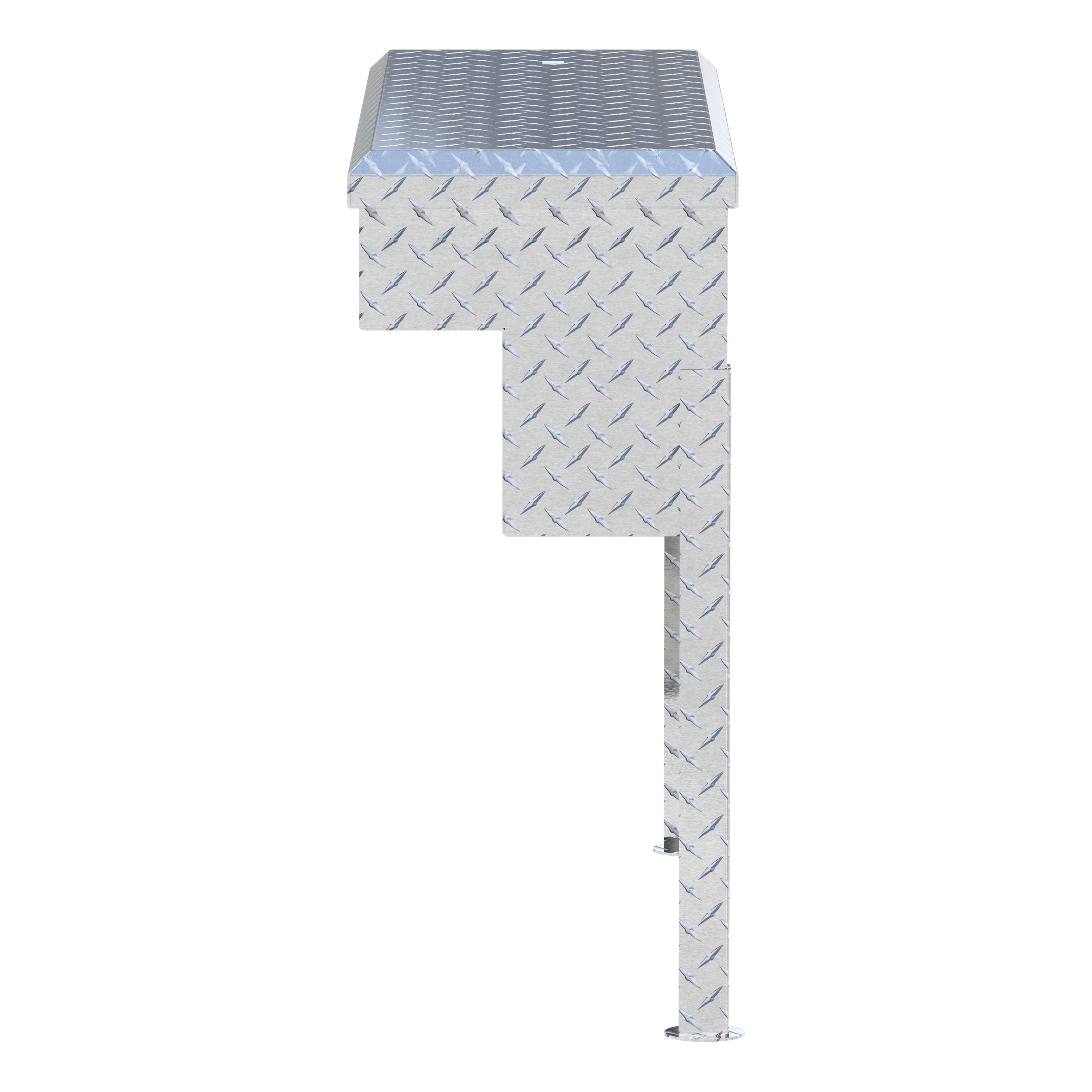 UWS EC30071 36-Inch Heavy-Wall Aluminum Truck Side Tool Box, RigidCore Lid