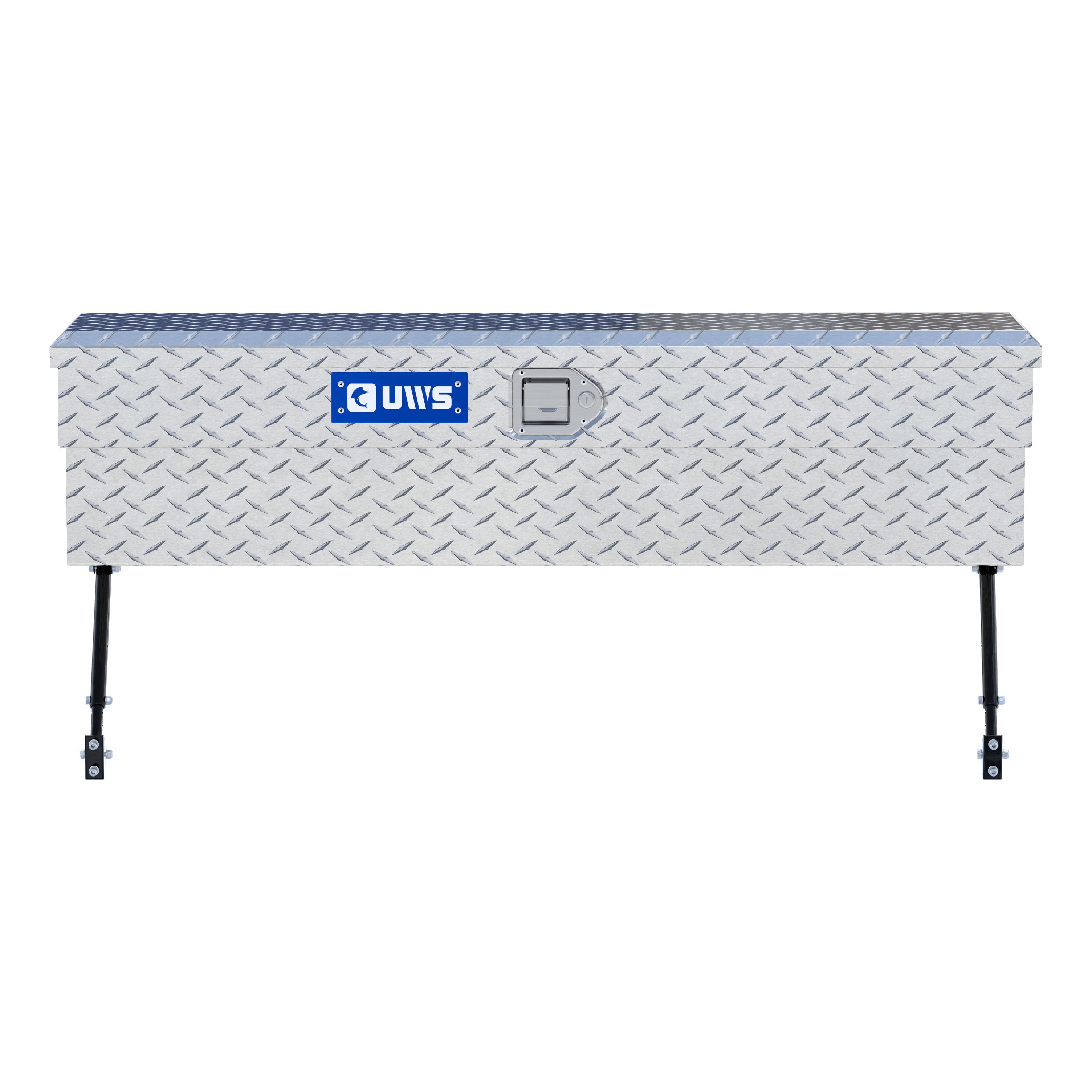 UWS EC30091-MK2 48-Inch Heavy-Wall Aluminum Truck Side Tool Box, RigidCore Lid, Space-Saving Legs