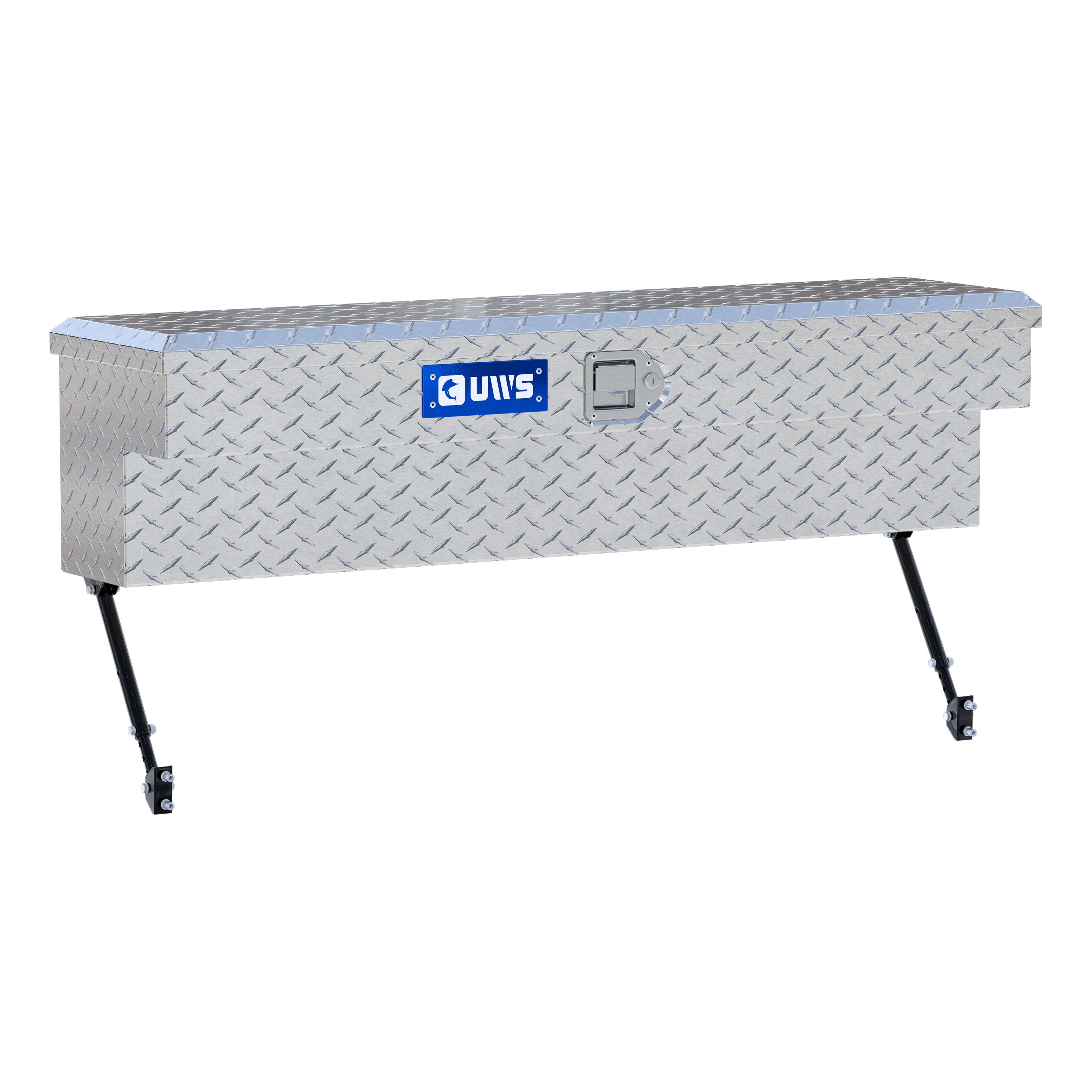 UWS EC30091-MK2 48-Inch Heavy-Wall Aluminum Truck Side Tool Box, RigidCore Lid, Space-Saving Legs