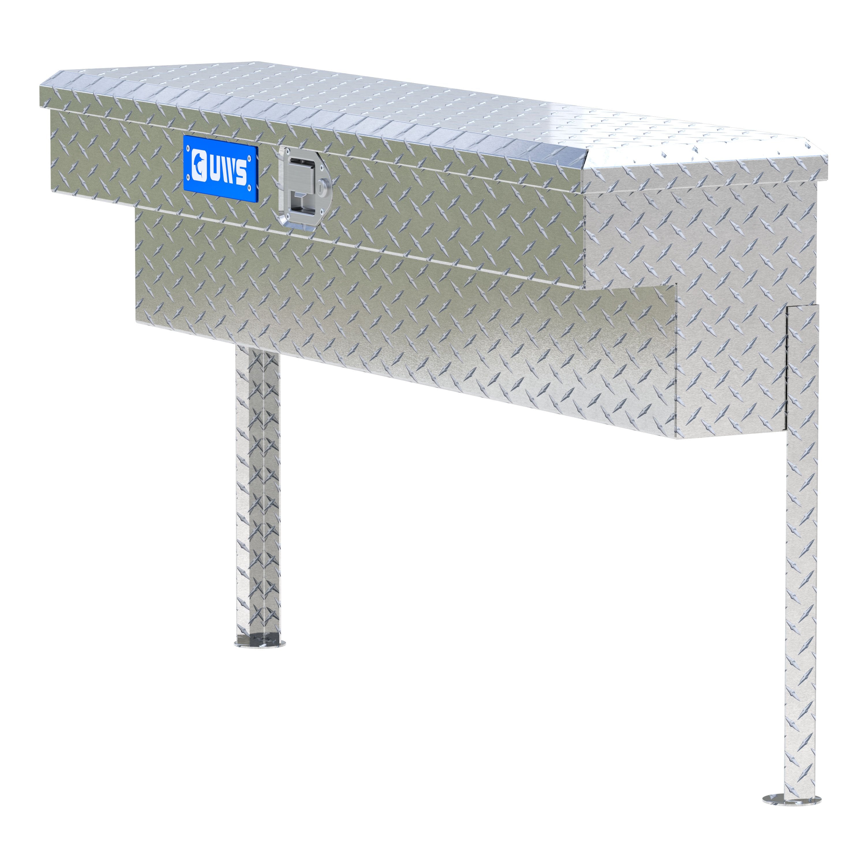 UWS EC30091 48-Inch Heavy-Wall Aluminum Truck Side Tool Box, RigidCore Lid