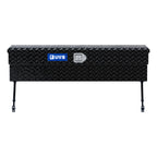 UWS EC30102-MK2 48-Inch Gloss Black Heavy-Wall Aluminum Truck Side Tool Box, RigidCore Lid, Space-Saving Legs