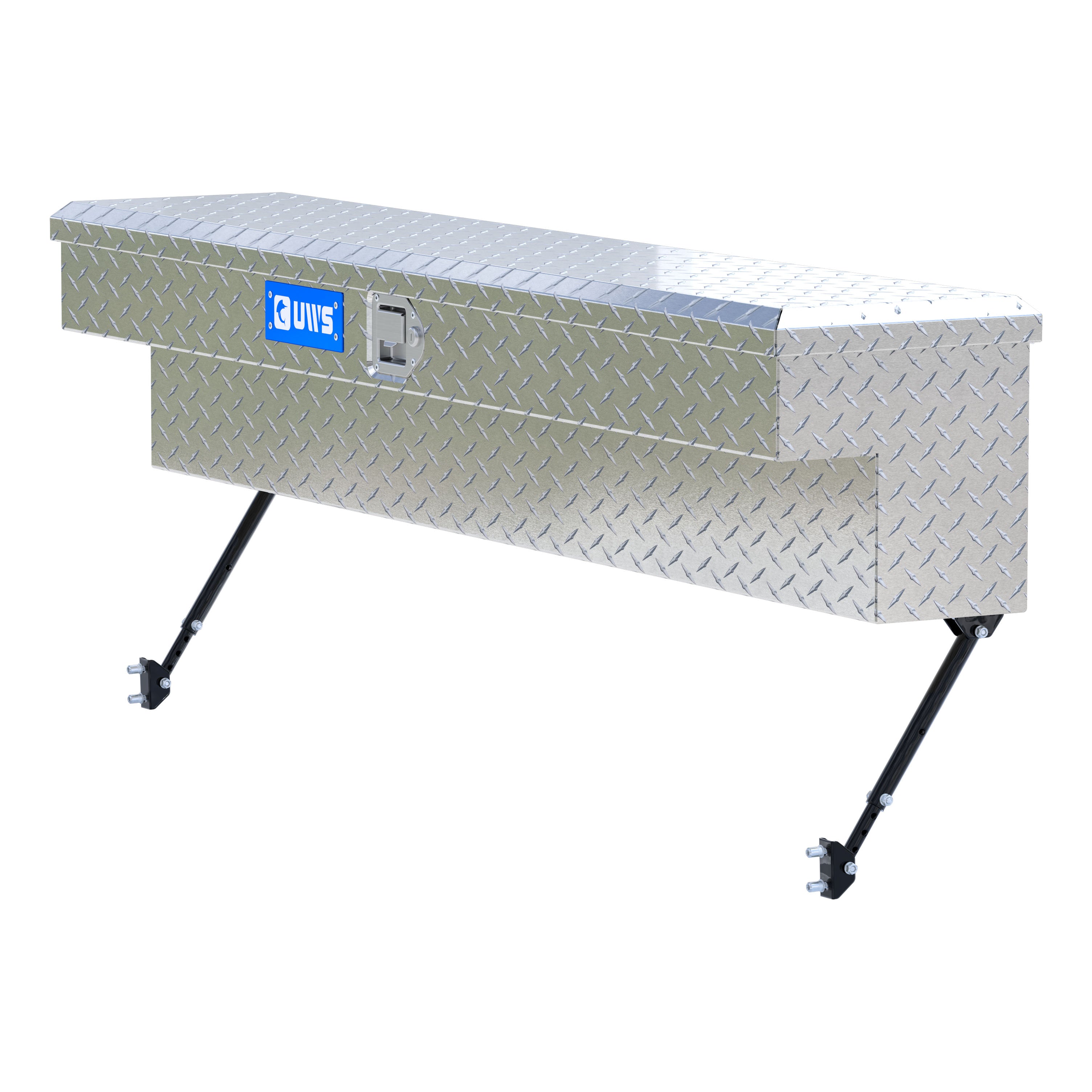 UWS EC30111-MK2 60-Inch Heavy-Wall Aluminum Truck Side Tool Box, RigidCore Lid, Space-Saving Legs