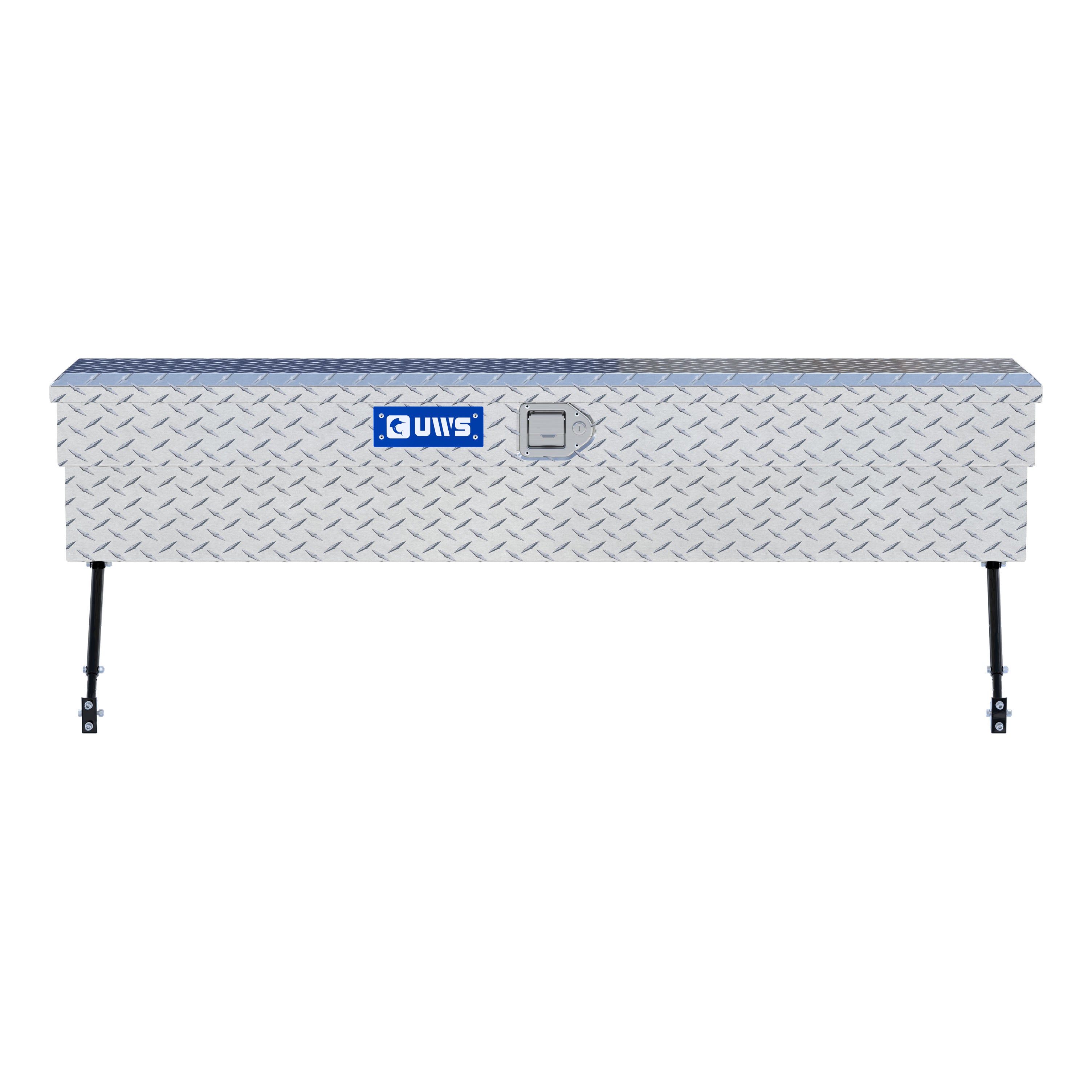 UWS EC30111-MK2 60-Inch Heavy-Wall Aluminum Truck Side Tool Box, RigidCore Lid, Space-Saving Legs
