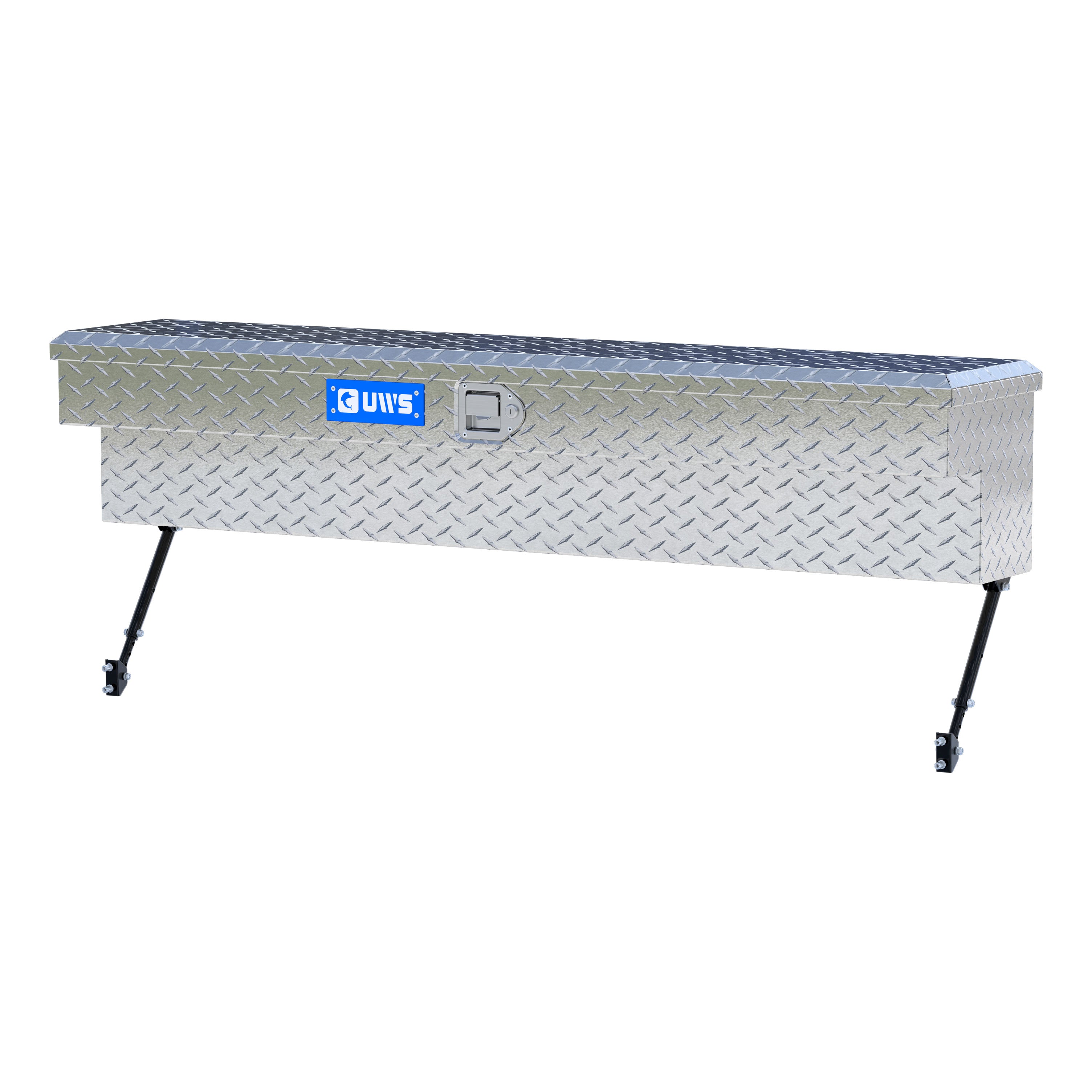 UWS EC30111-MK2 60-Inch Heavy-Wall Aluminum Truck Side Tool Box, RigidCore Lid, Space-Saving Legs