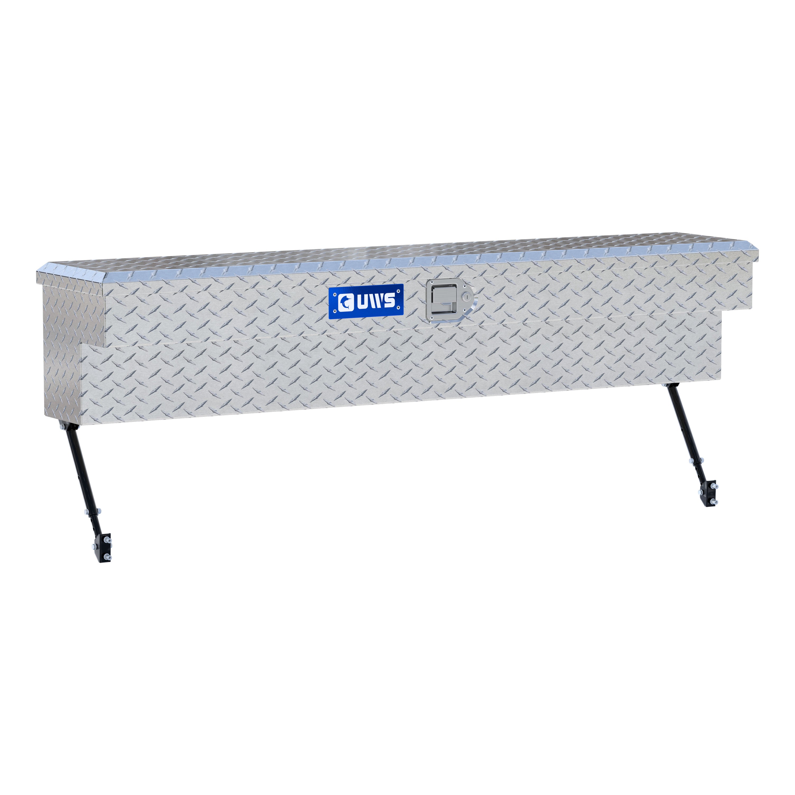 UWS EC30111-MK2 60-Inch Heavy-Wall Aluminum Truck Side Tool Box, RigidCore Lid, Space-Saving Legs