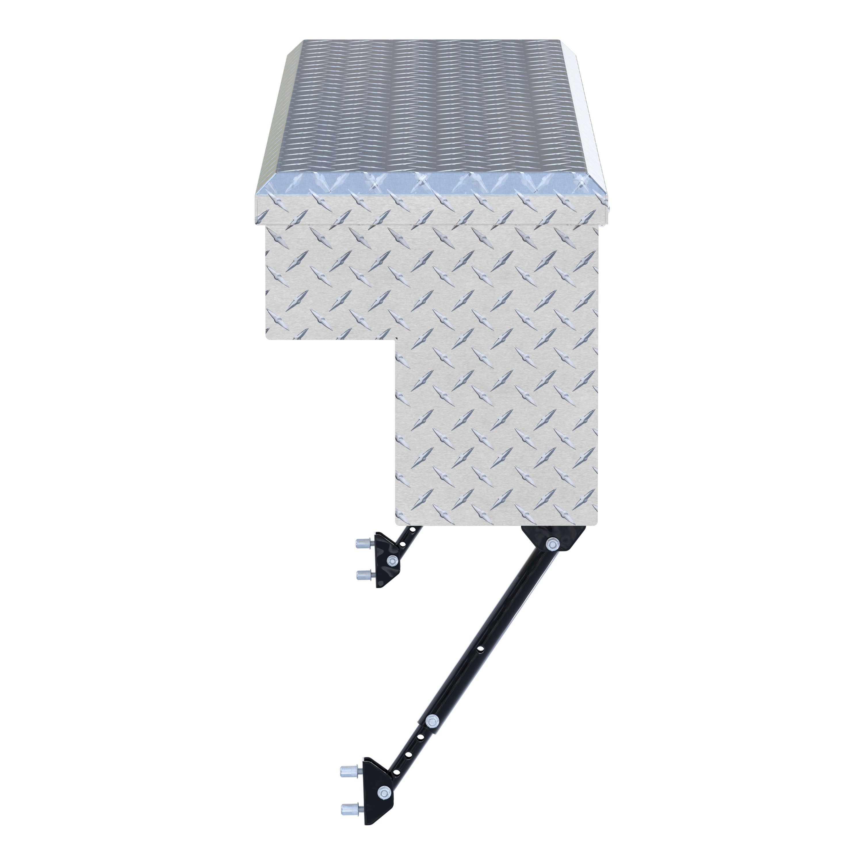 UWS EC30111-MK2 60-Inch Heavy-Wall Aluminum Truck Side Tool Box, RigidCore Lid, Space-Saving Legs