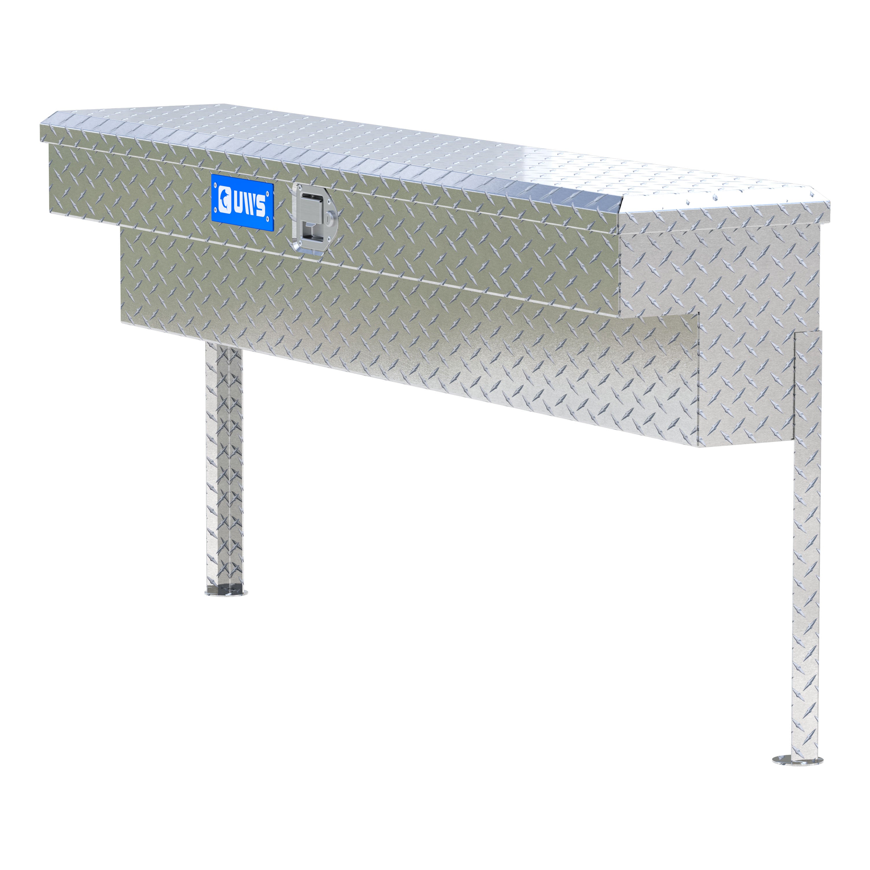 UWS EC30111 60-Inch Heavy-Wall Aluminum Truck Side Tool Box, RigidCore Lid