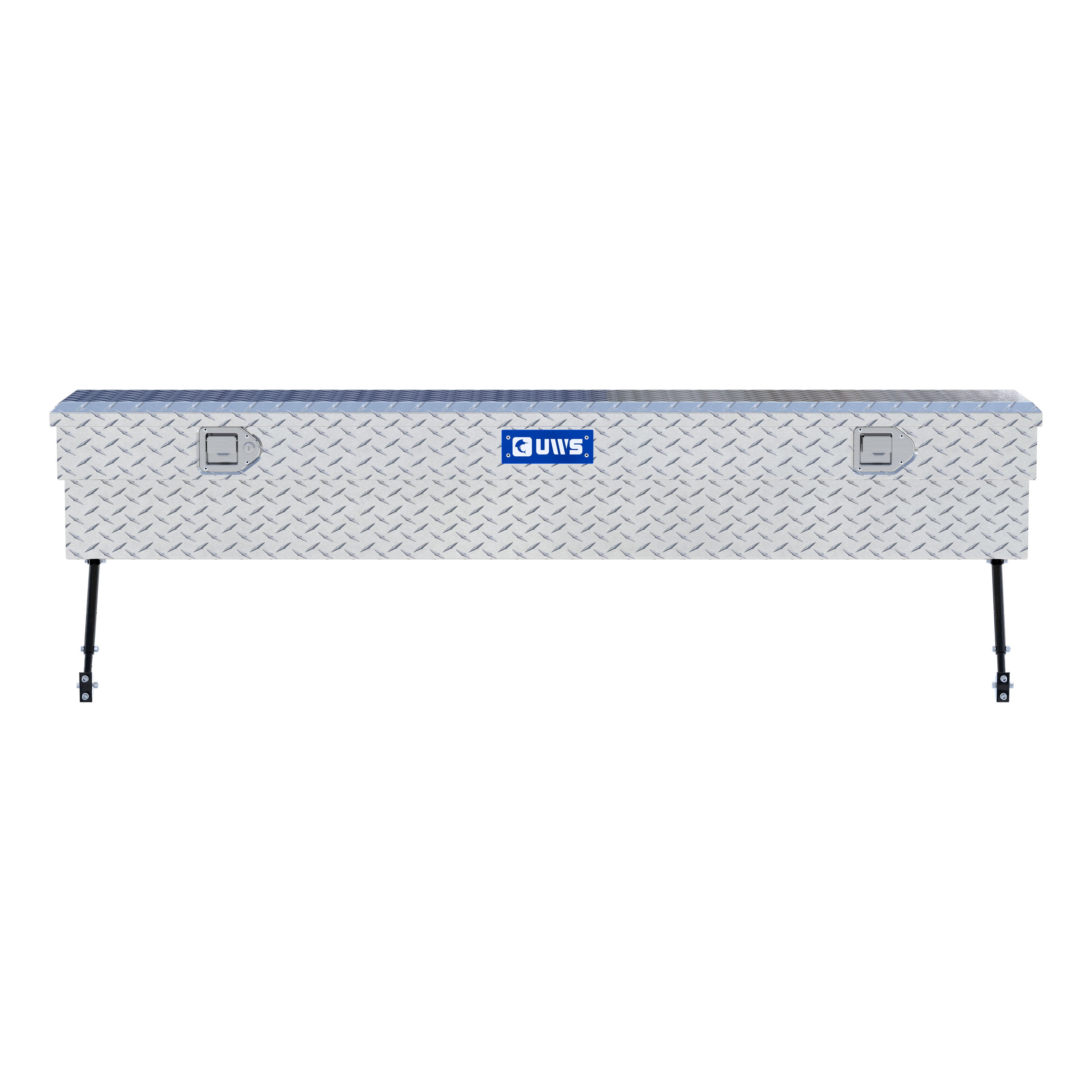 UWS EC30131-MK2 72-Inch Heavy-Wall Aluminum Truck Side Tool Box, RigidCore Lid, Space-Saving Legs