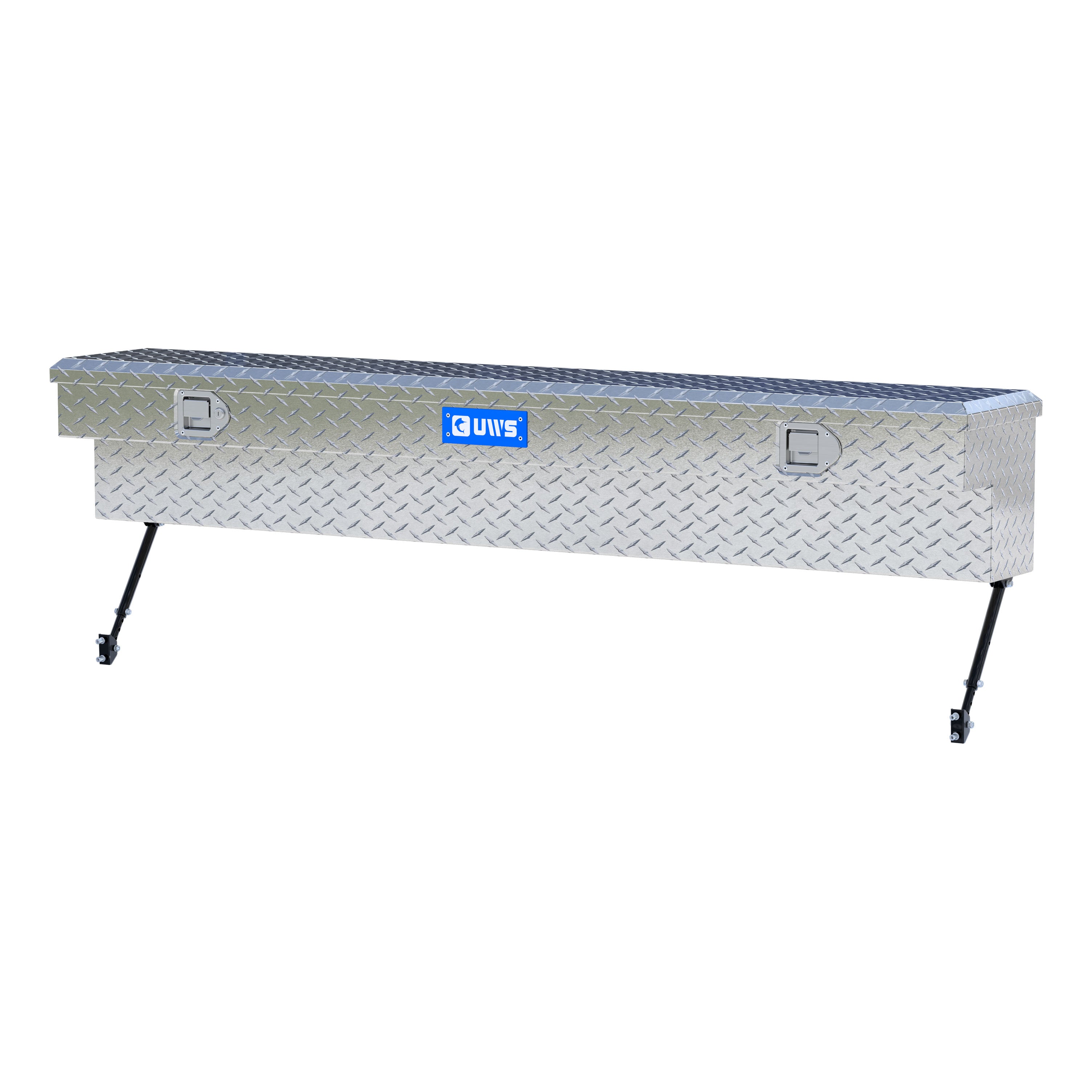 UWS EC30131-MK2 72-Inch Heavy-Wall Aluminum Truck Side Tool Box, RigidCore Lid, Space-Saving Legs