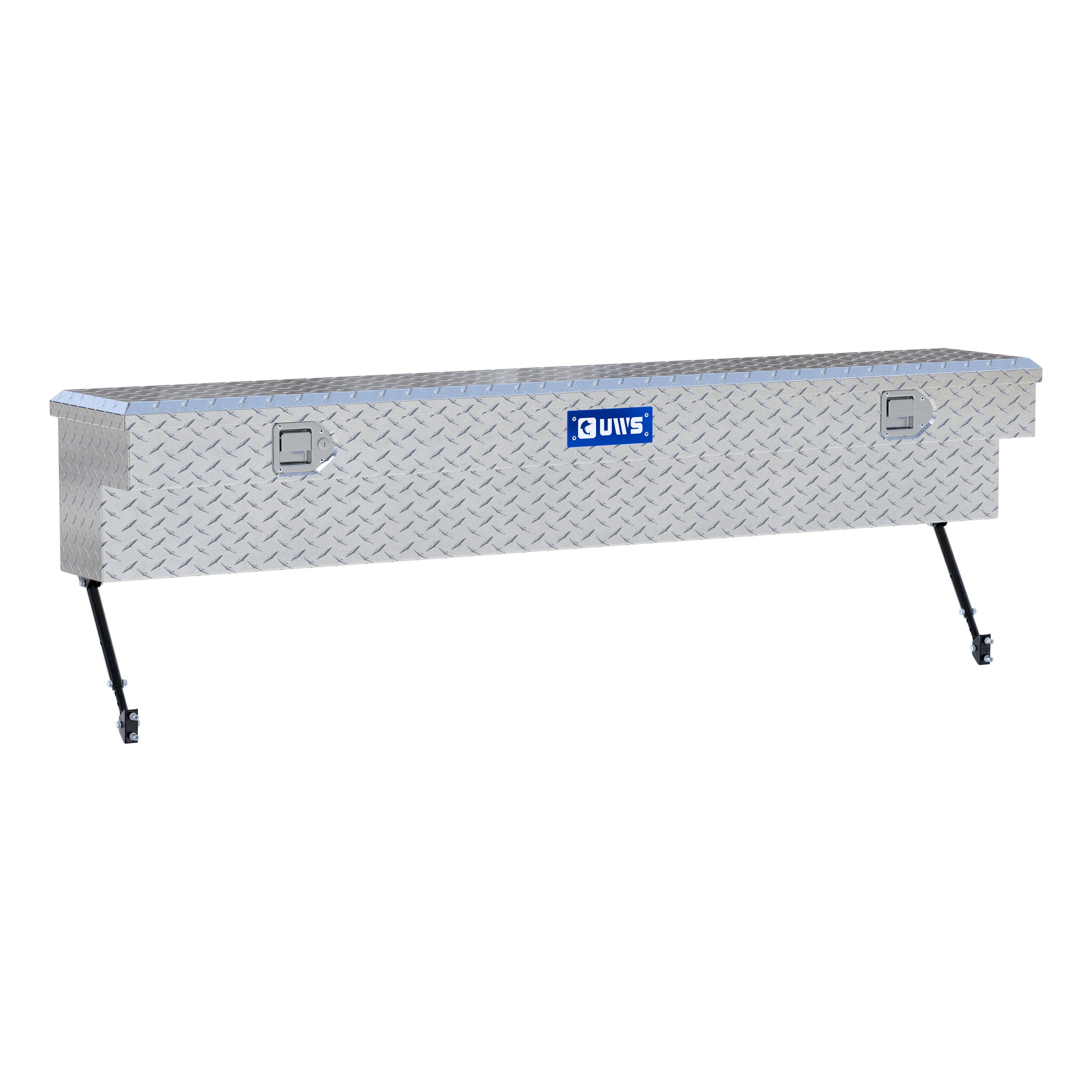 UWS EC30131-MK2 72-Inch Heavy-Wall Aluminum Truck Side Tool Box, RigidCore Lid, Space-Saving Legs