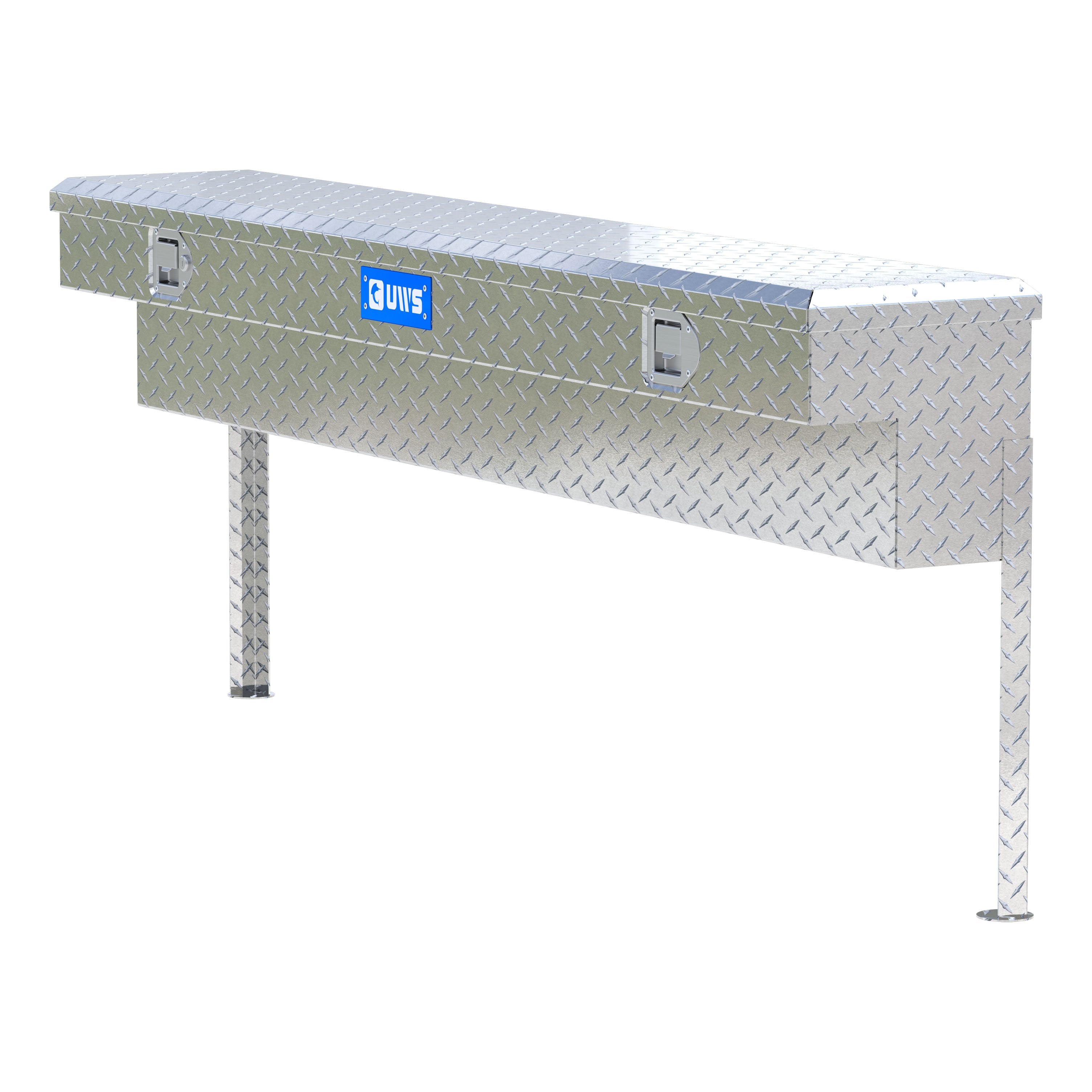 UWS EC30131 72-Inch Heavy-Wall Aluminum Truck Side Tool Box, RigidCore Lid