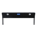 UWS EC30142 72-Inch Gloss Black Heavy-Wall Aluminum Truck Side Tool Box, RigidCore Lid