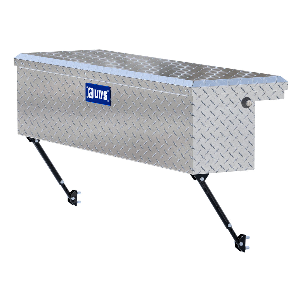UWS EC30201-MK2 48-Inch Heavy-Wall Aluminum Truck Side Tool Box with Low Profile, RigidCore Lid, Space-Saving Legs