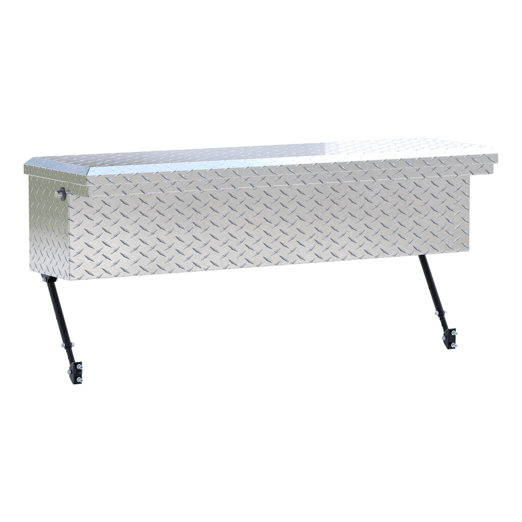 UWS EC30201-MK2 48-Inch Heavy-Wall Aluminum Truck Side Tool Box with Low Profile, RigidCore Lid, Space-Saving Legs