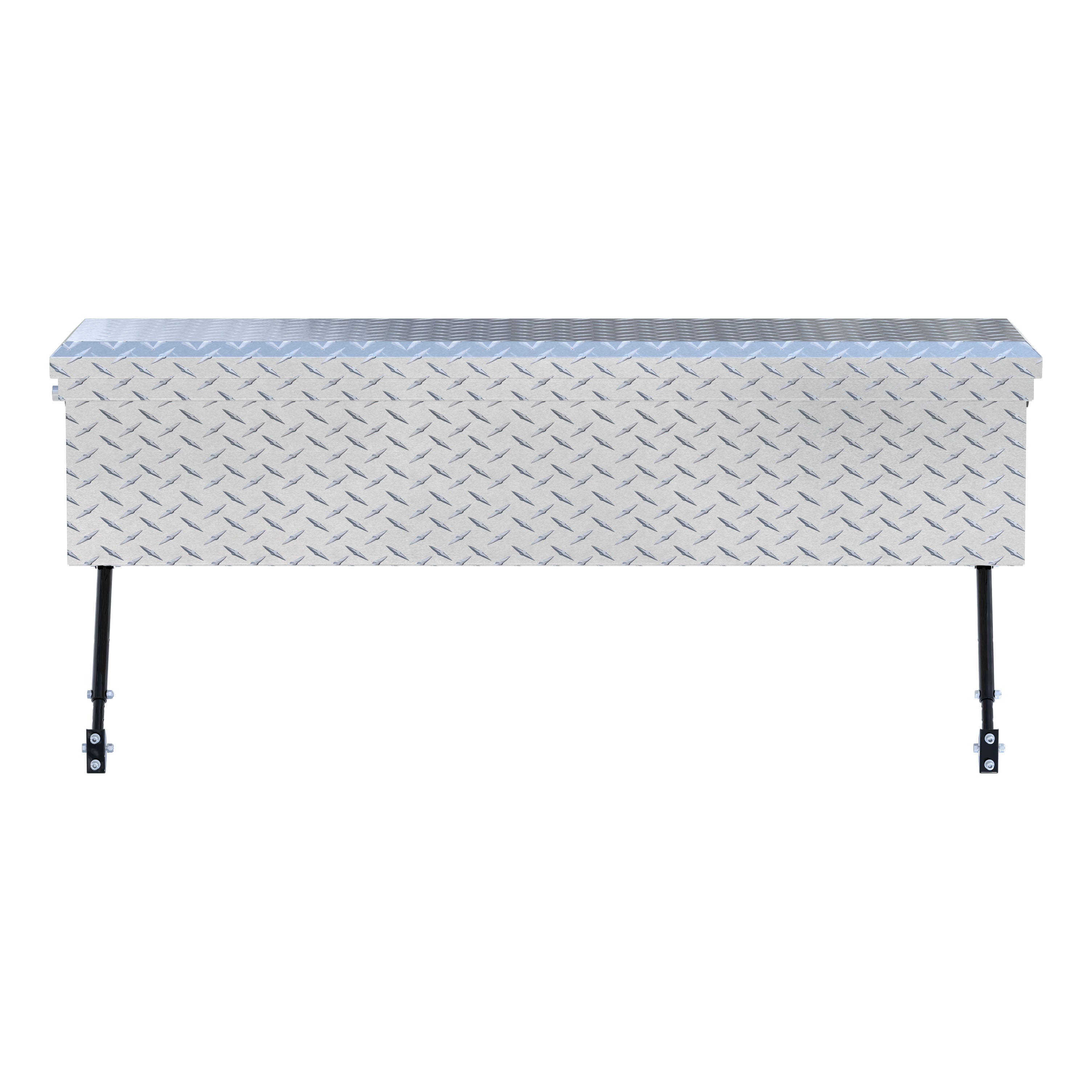 UWS EC30201-MK2 48-Inch Heavy-Wall Aluminum Truck Side Tool Box with Low Profile, RigidCore Lid, Space-Saving Legs