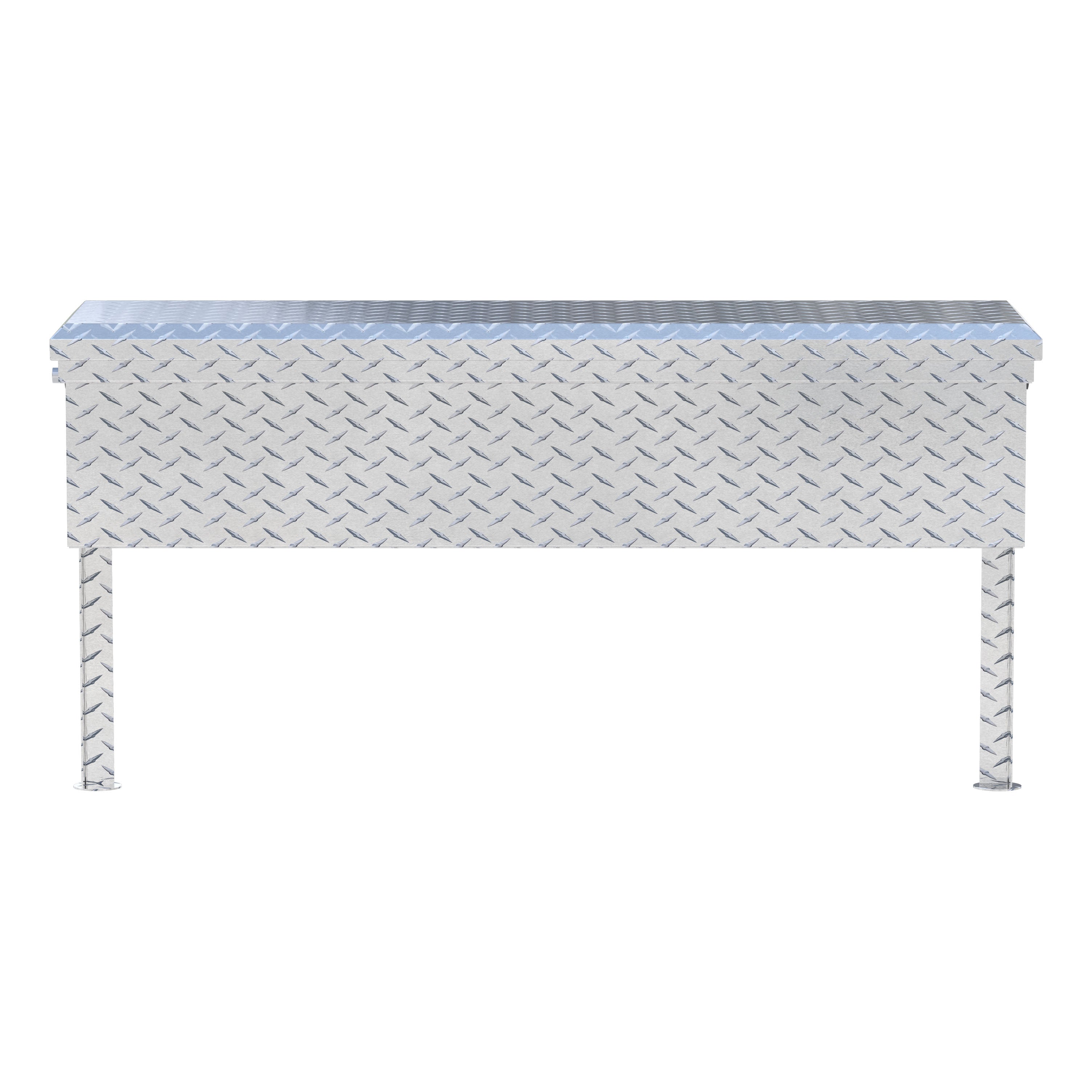 UWS EC30201 48-Inch Heavy-Wall Aluminum Truck Side Tool Box with Low Profile, RigidCore Lid