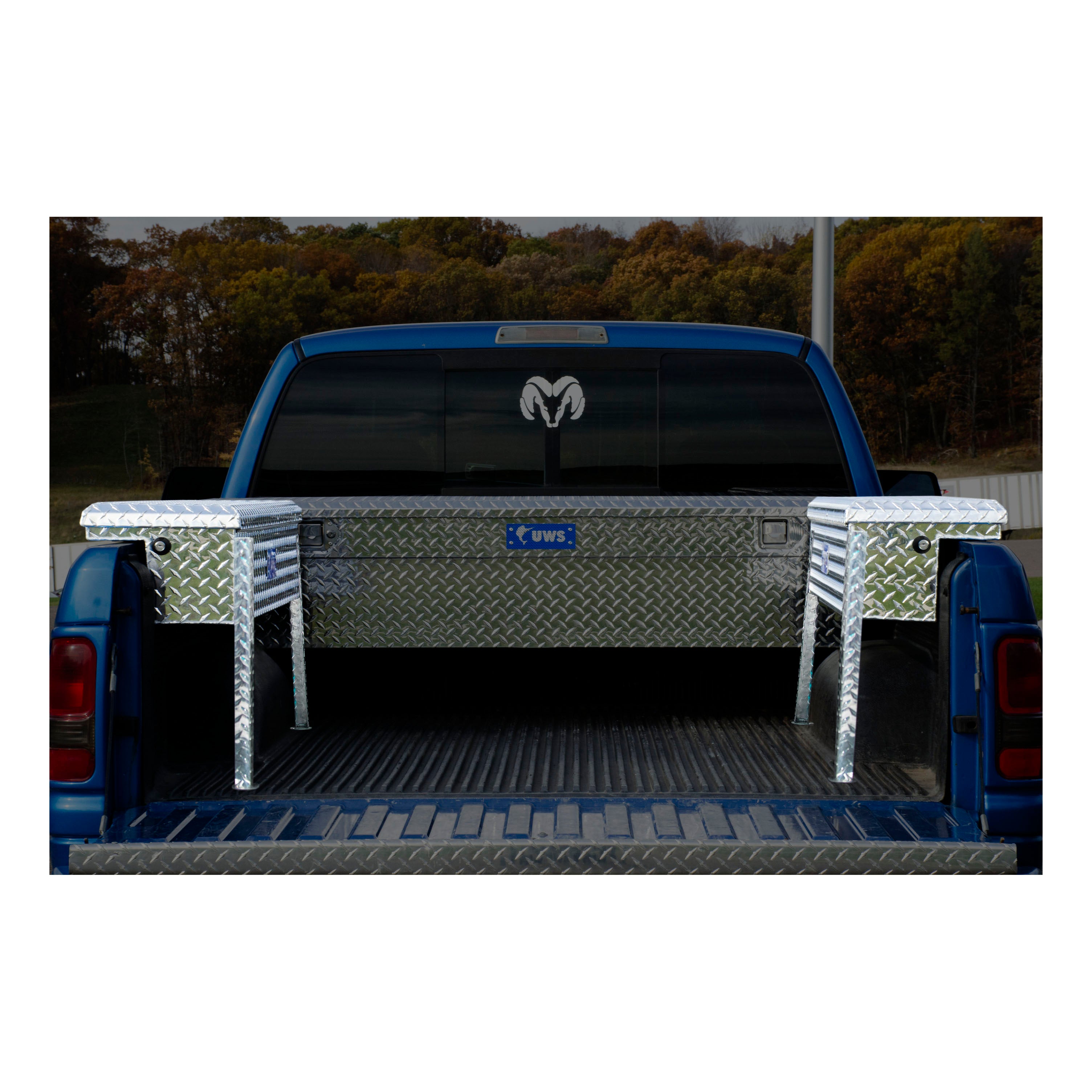 UWS EC30201 48-Inch Heavy-Wall Aluminum Truck Side Tool Box with Low Profile, RigidCore Lid