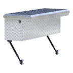 UWS EC30361-MK2 36-Inch Heavy-Wall Aluminum Truck Side Tool Box with Low Profile, RigidCore Lid, Space-Saving Legs