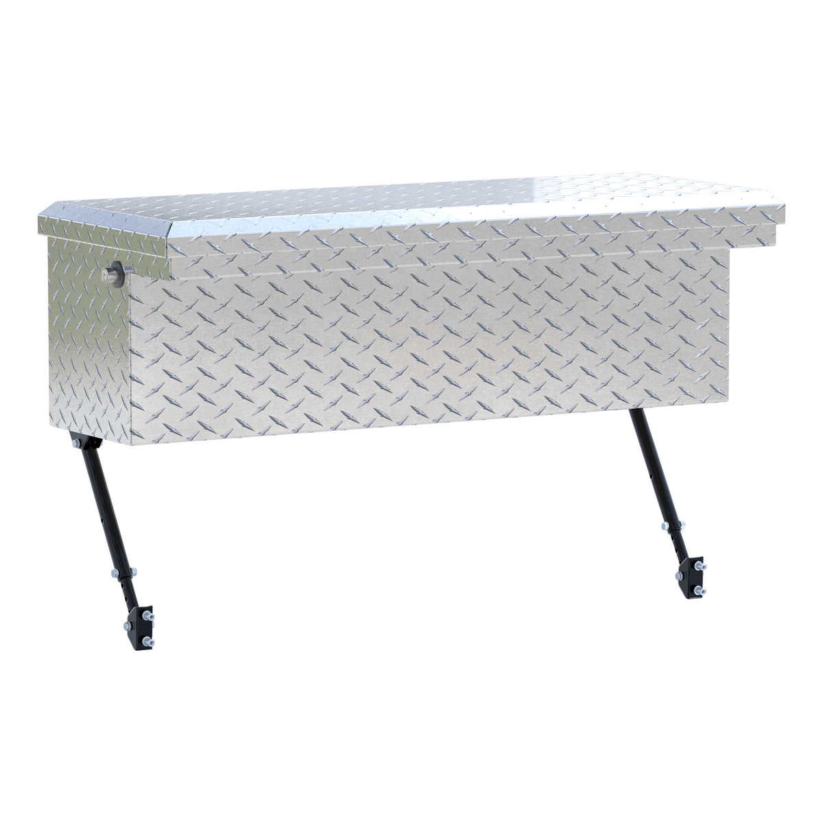 UWS EC30361-MK2 36-Inch Heavy-Wall Aluminum Truck Side Tool Box with Low Profile, RigidCore Lid, Space-Saving Legs